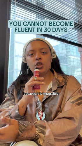 standing on business #1 👀
ㅤ
you cannot become fluent in 30 days.
and i’m tired of pretending that you can.
ㅤ
those “learn a l...