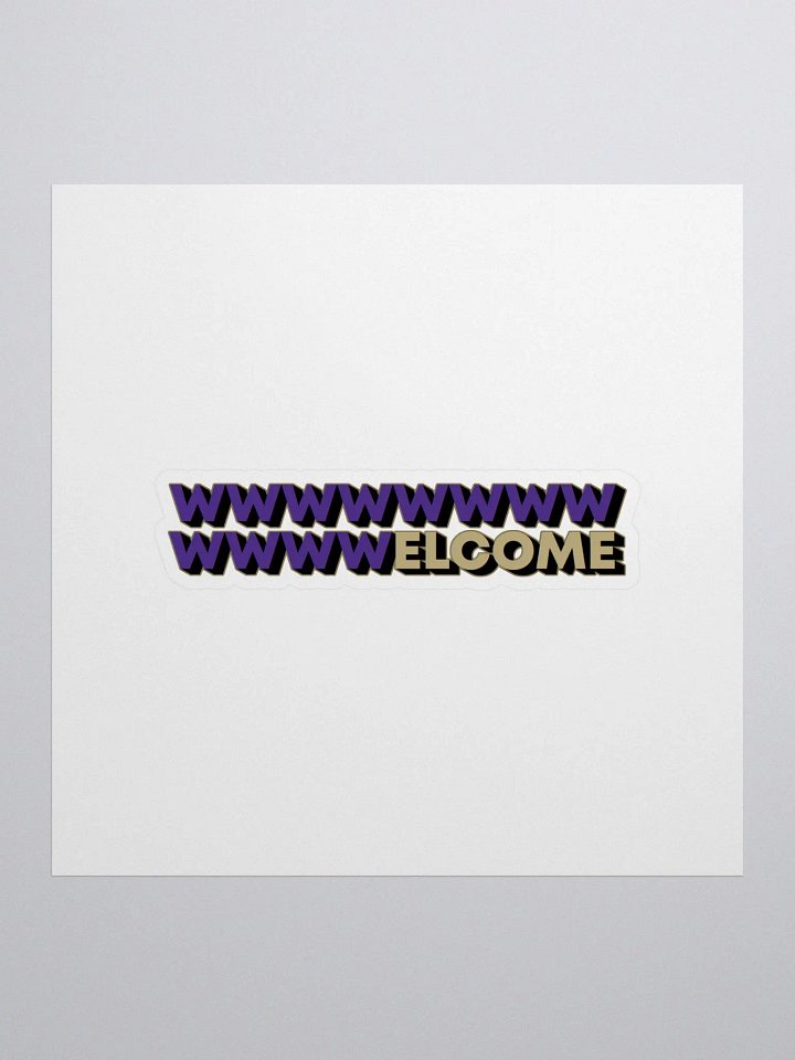 Seattle 91 Welcome Sticker product image (1)