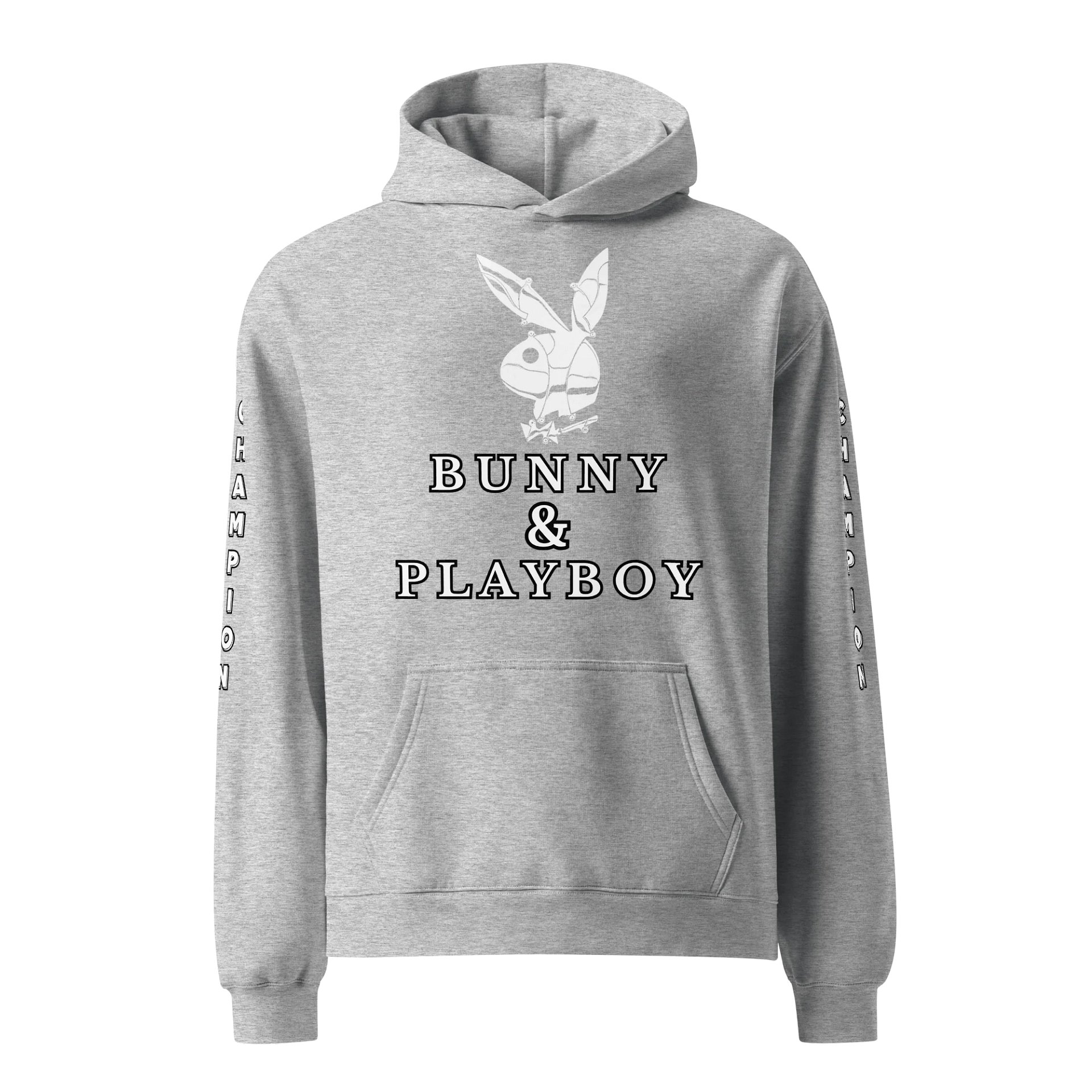 Bunny & Playboy Oversized Hoodie product image (4)