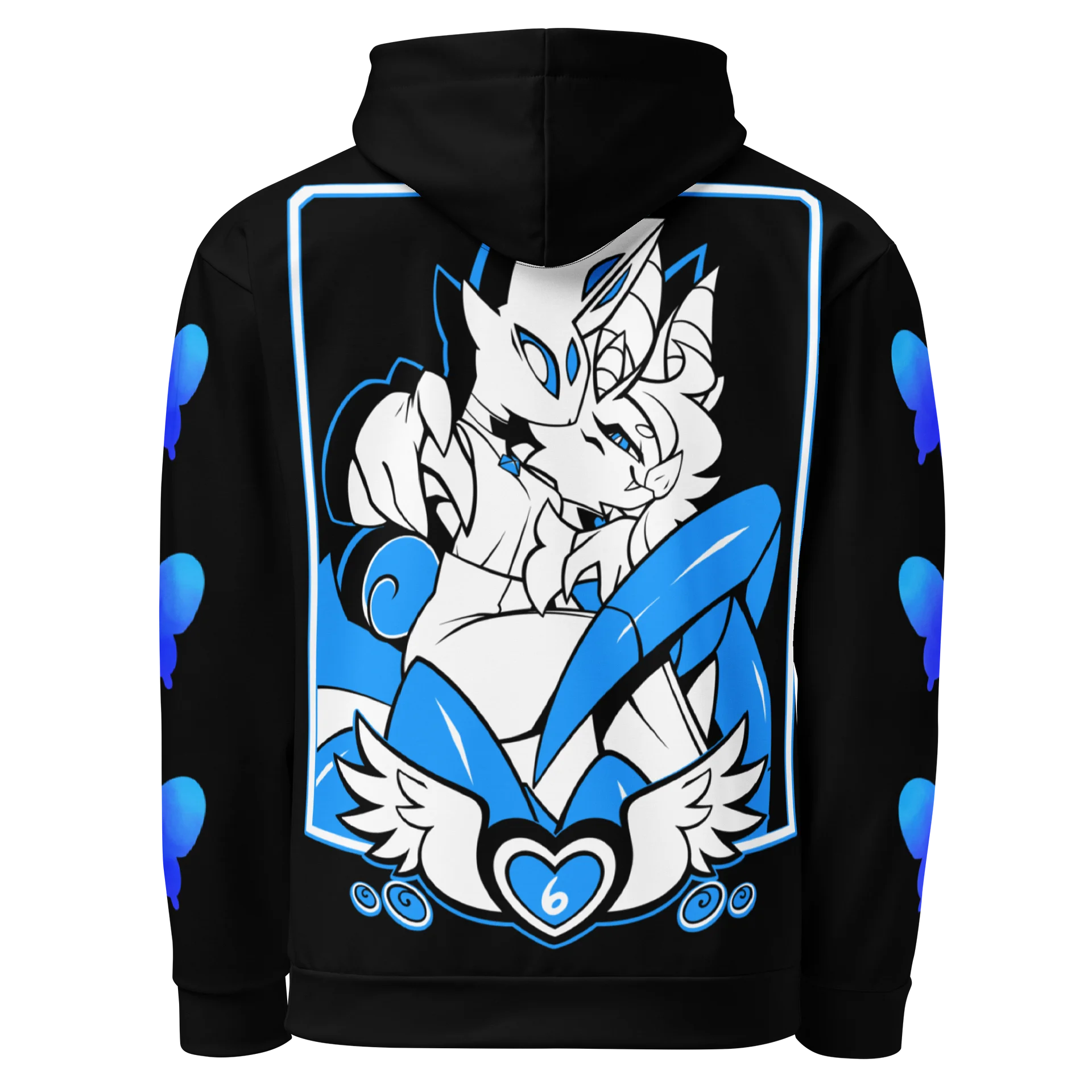 Butterfly Ocean Hoodie (Black Variant) product image (3)