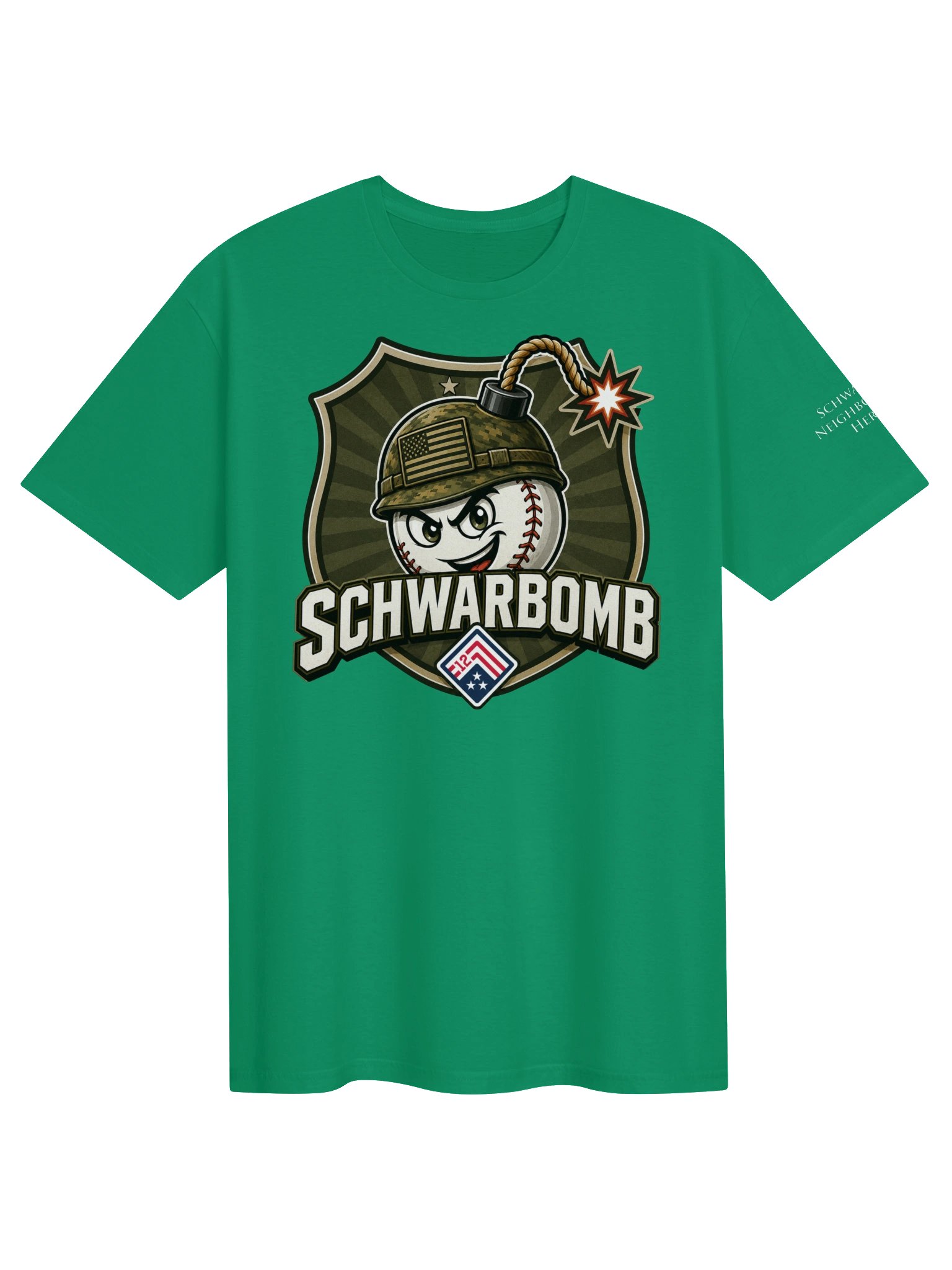 Schwarbomb Buddy ADULT Tee (Military) product image (1)