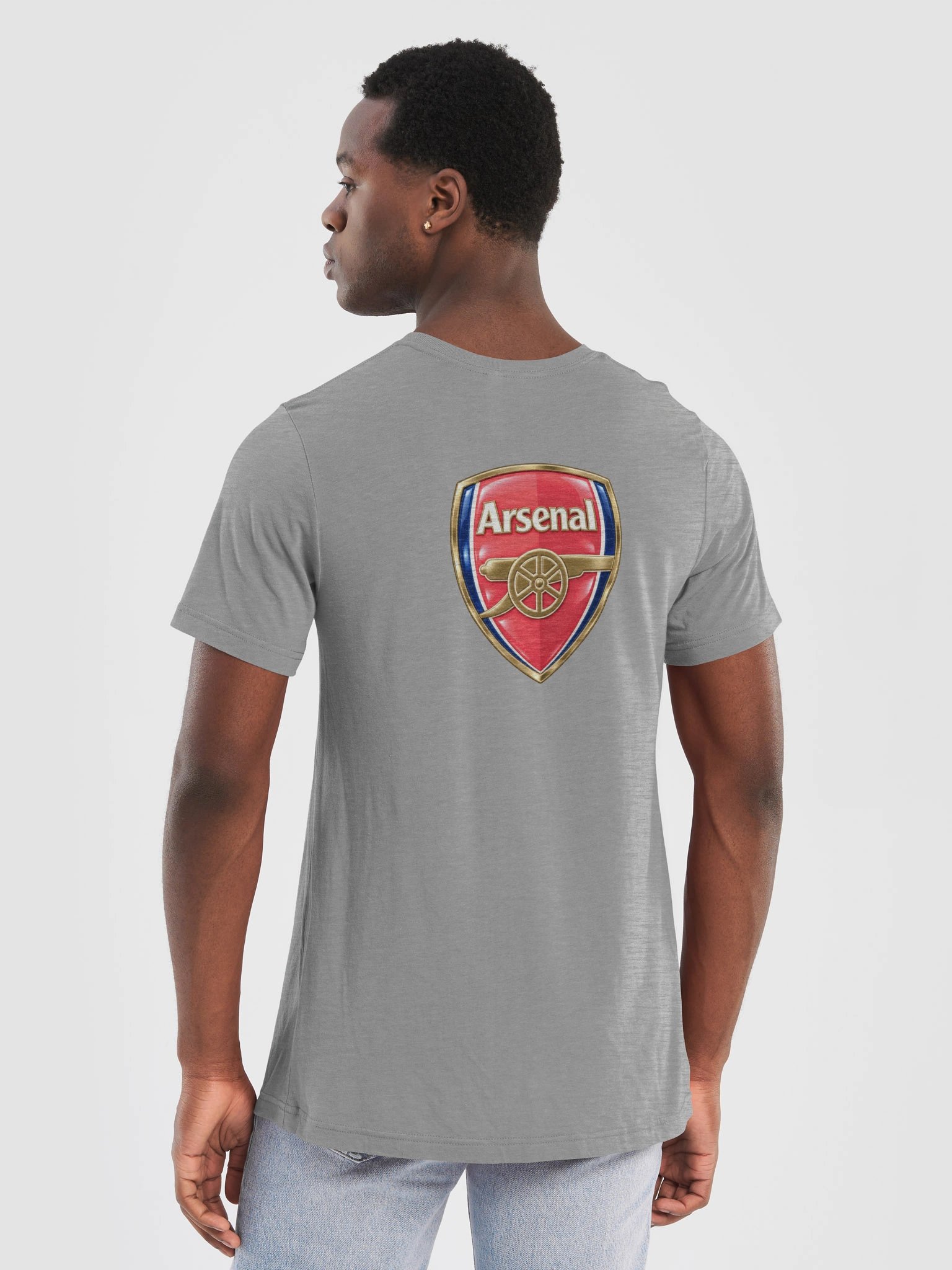 Arsenal Crest Black Triblend Tee product image (2)