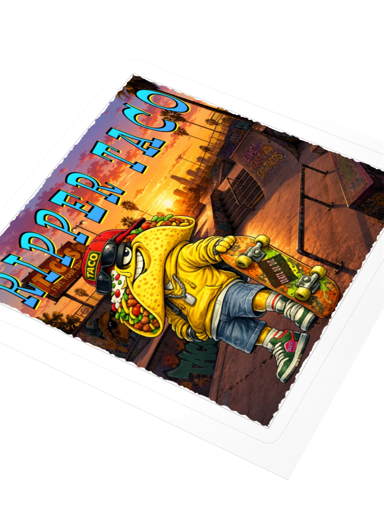 Ripper Taco Skatepark Sticker The Taco Family product image (8)