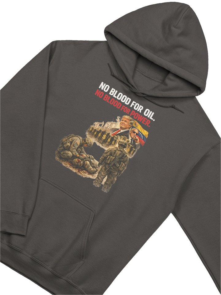No Blood for Oil & Power Hoodie product image (2)