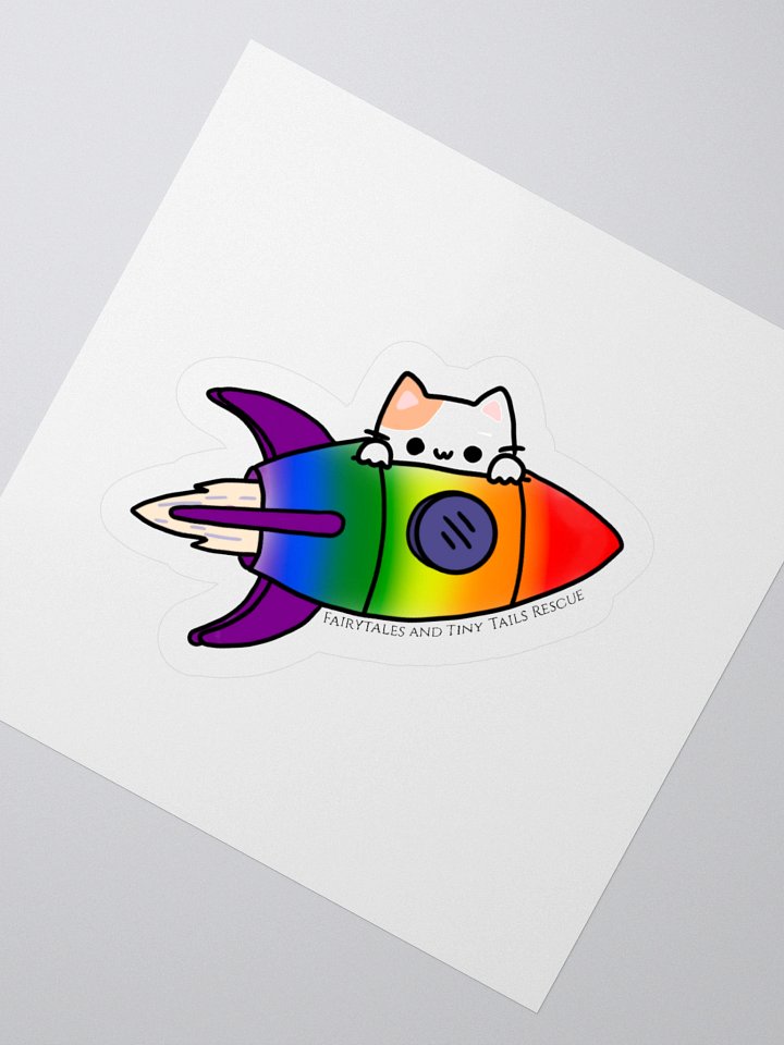 Gay Pride Rocket Cat product image (6)