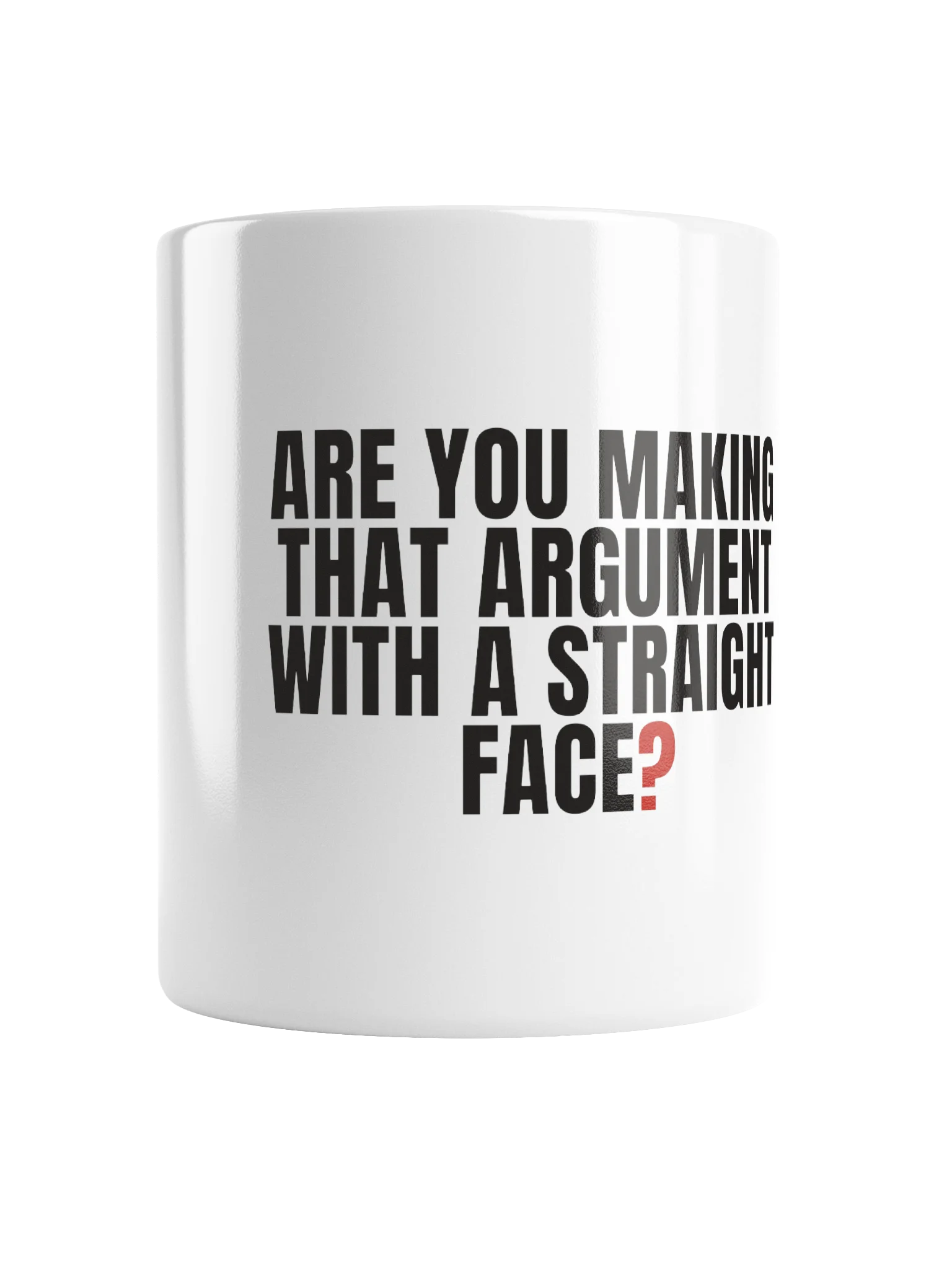 Straight Face? — Mug product image (2)