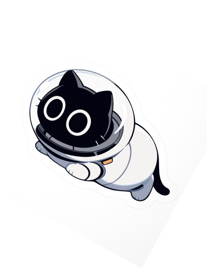 Space Kitty Sticker product image (2)