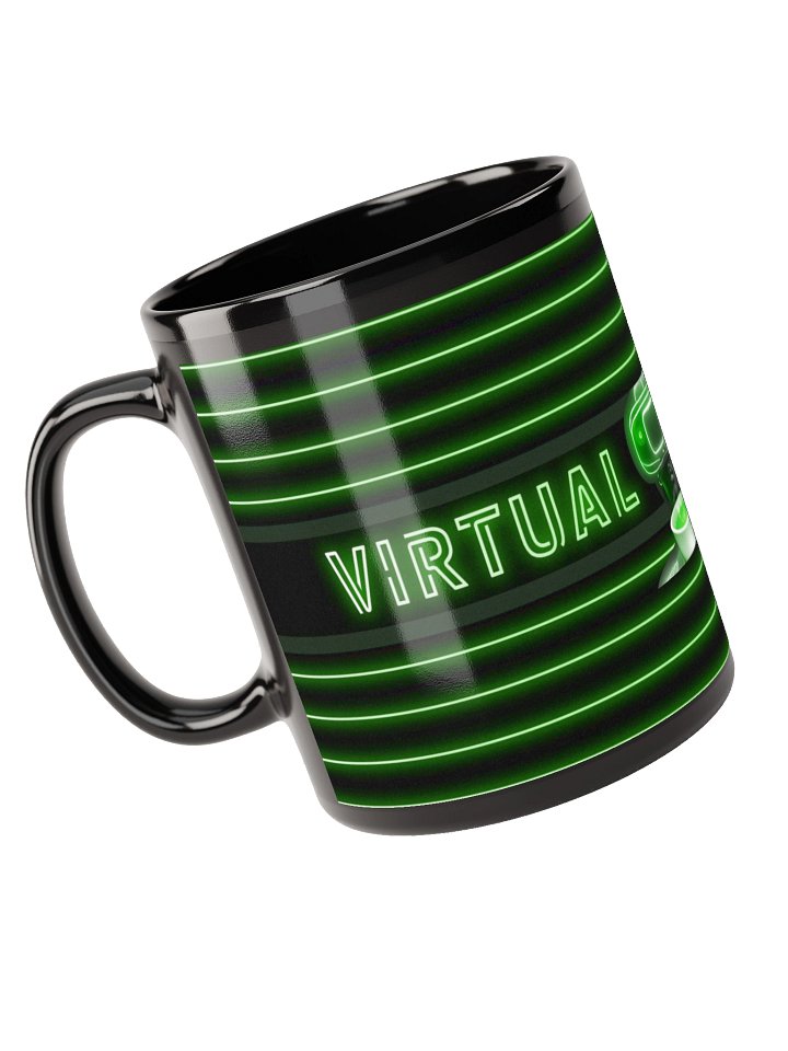 VIRTUAL REALITEA Black Glossy Mug product image (1)