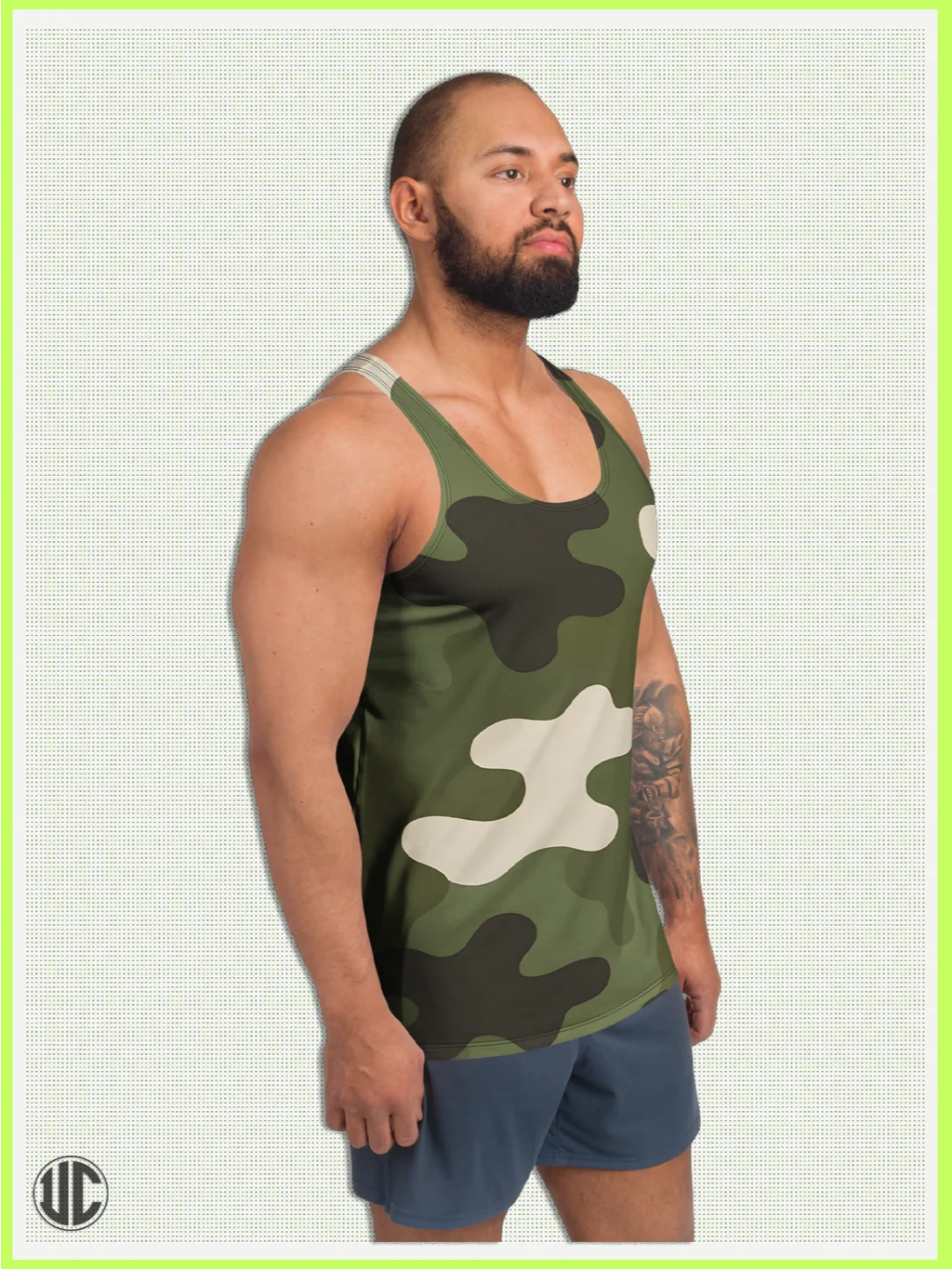 Becker’s Modern Camo – Men’s Tank Top product image (3)