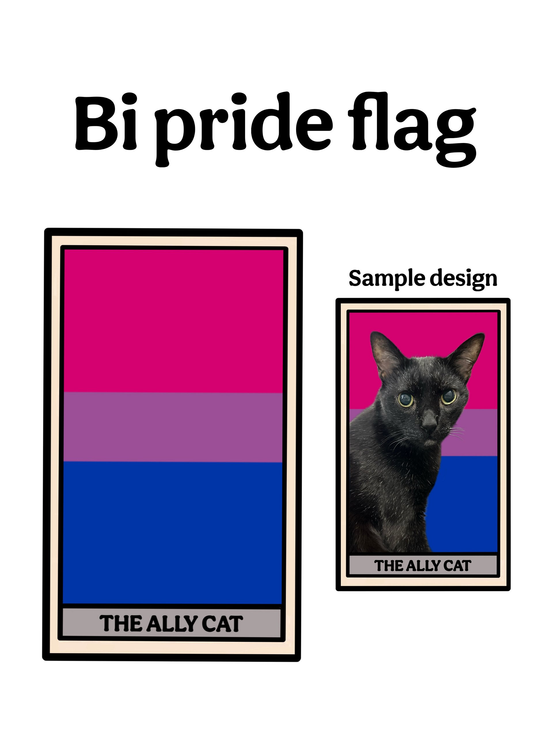 Custom digital artwork: The Ally Cat product image (4)