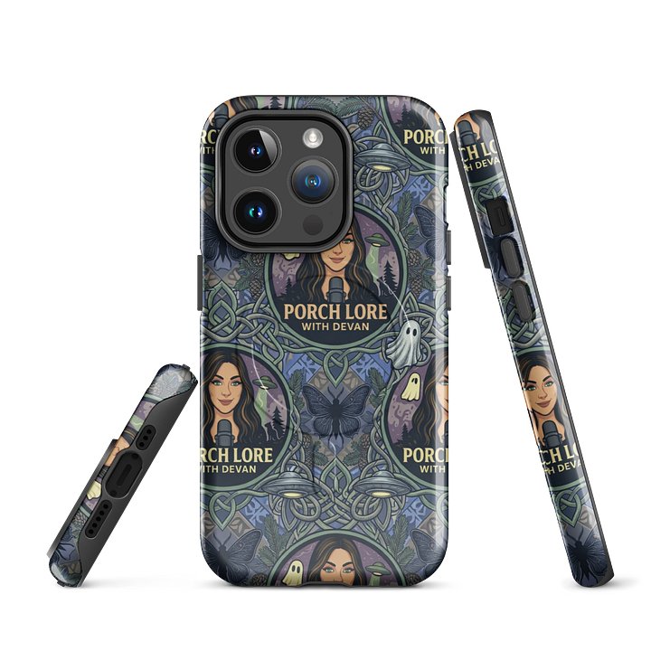 PORCH LORE DEVAN PERIWINKLE MOTH iPHONE CASE product image (1)