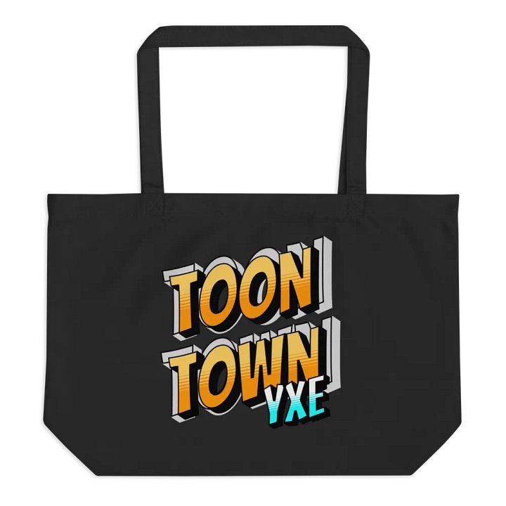 Toon Town YXE Organic Tote Bag product image (1)