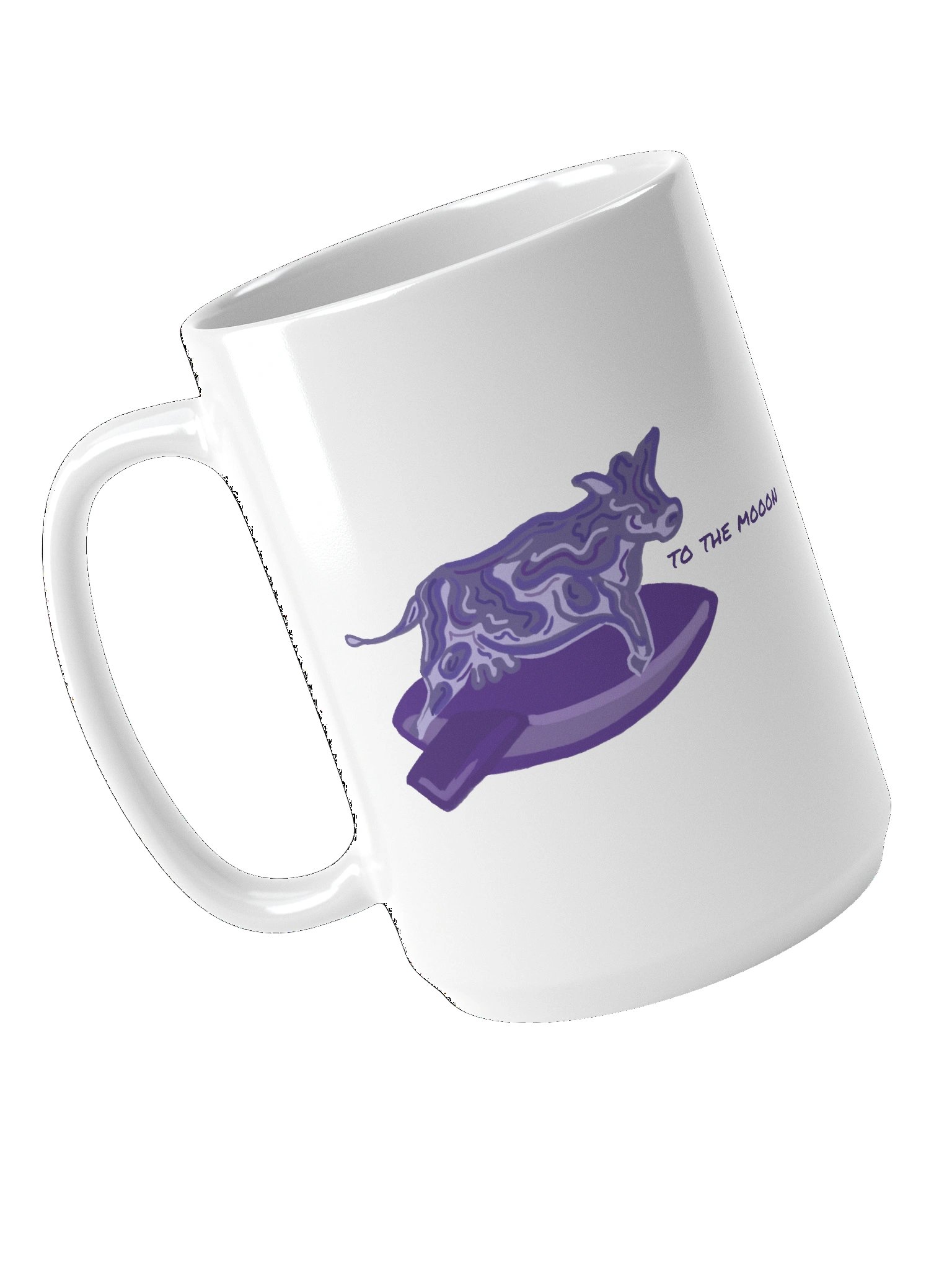 To the Mooon - White Large Mug product image (2)