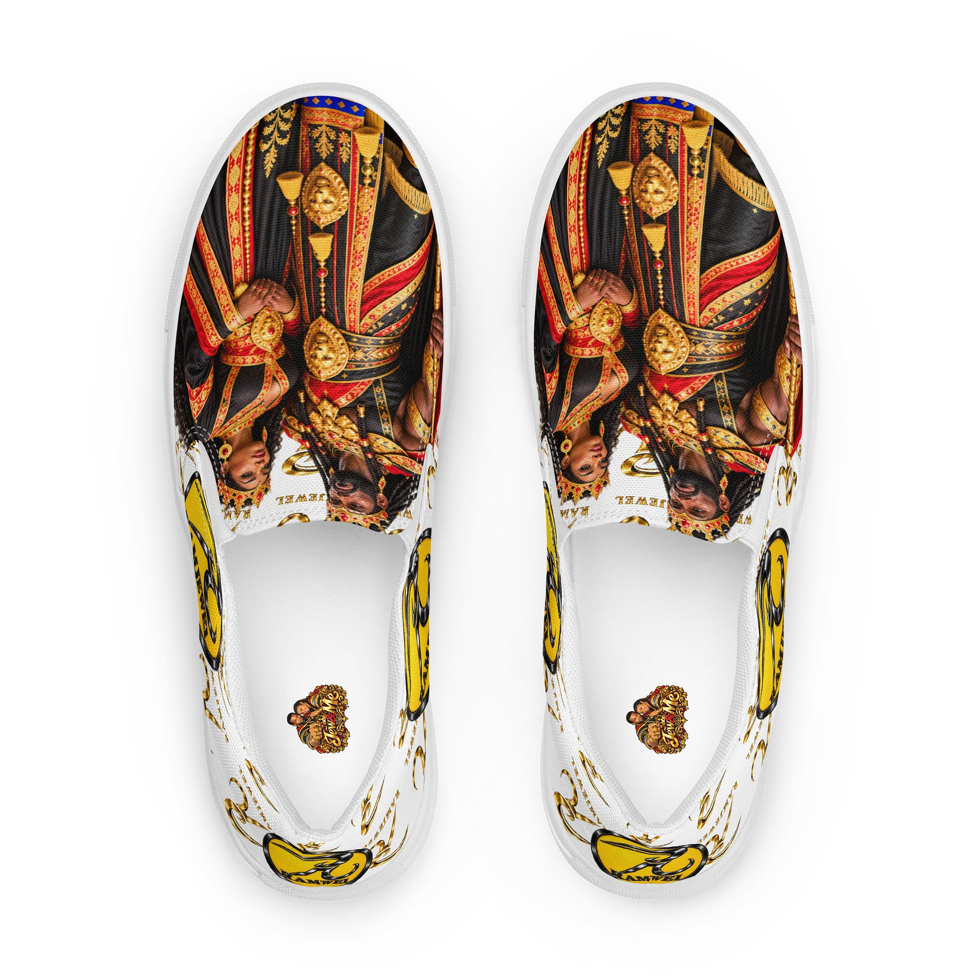 Jew&Me Branded Slip-On Canvas Shoes Design M2 product image (1)