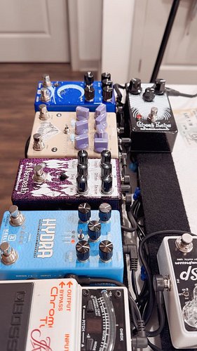 Taking the Keeley Hydra out for a spin! Lots of tremolo and reverb goodness in a single pedal! This is one of my “always on” ...