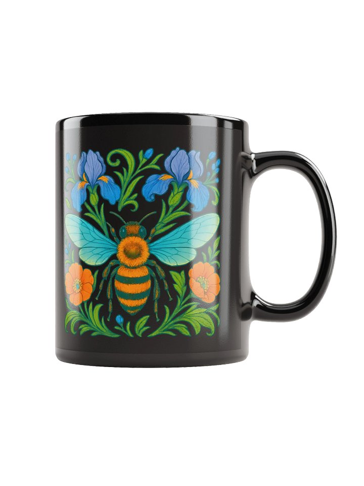 Cottagecore Bee Mug With Wildflowers And Naturecore Style product image (1)