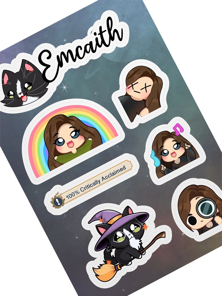 Emcaith Sticker Sheet #1 product image (1)