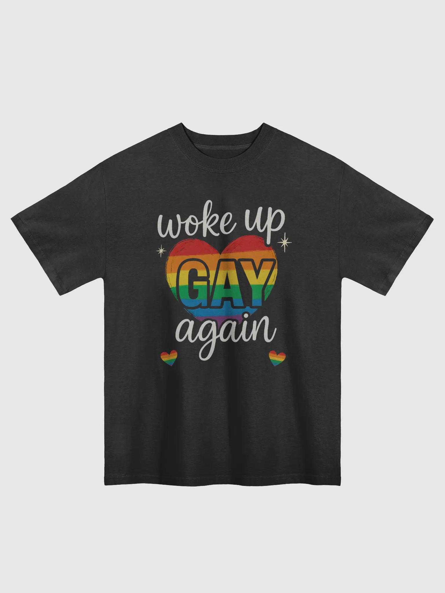Gay Again and Glowing Pride Tee product image (1)