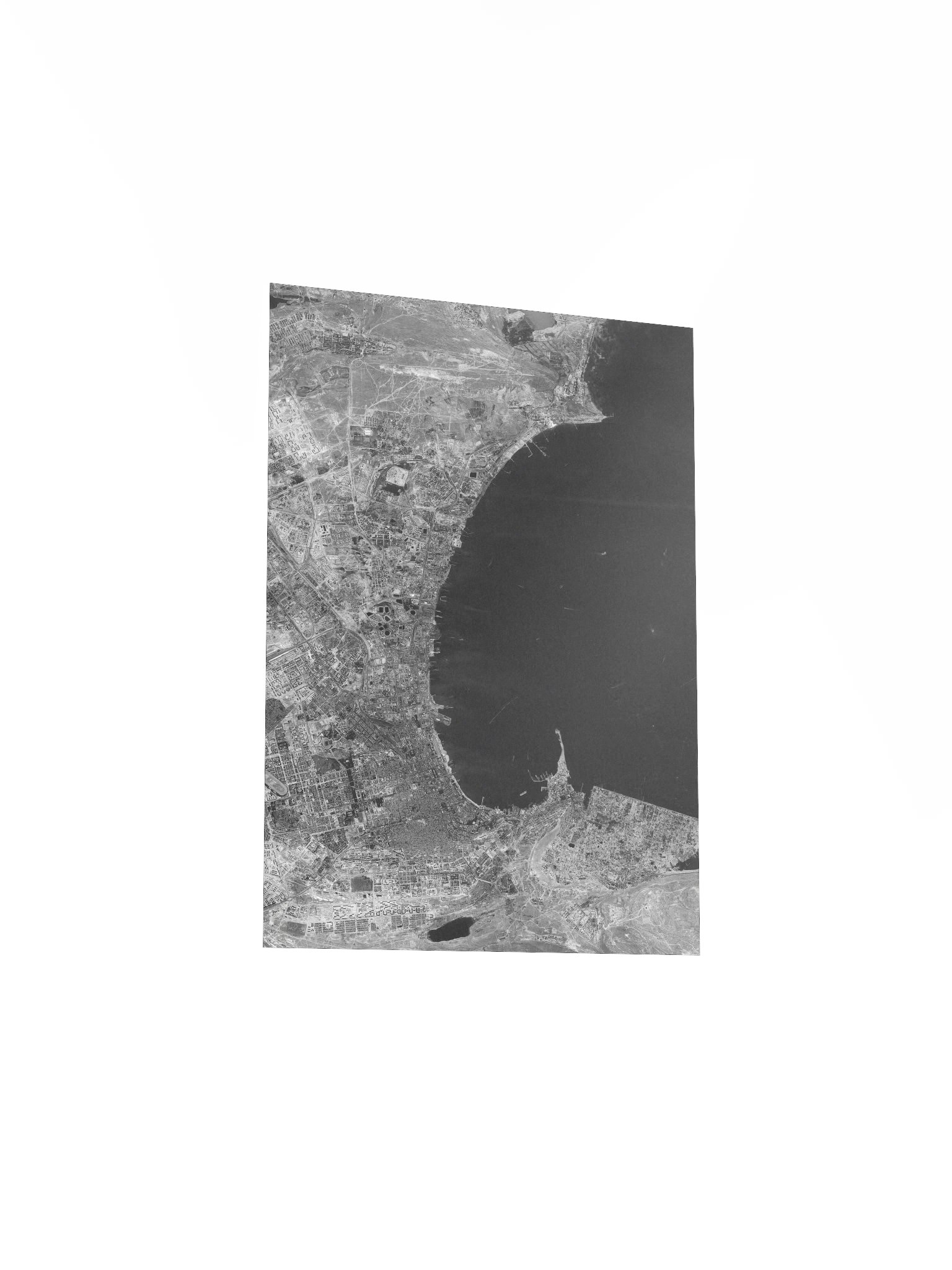 Baku, Azerbaijan (1966) Declassified Spy Satellite Picture (Poster - Portrait) product image (3)