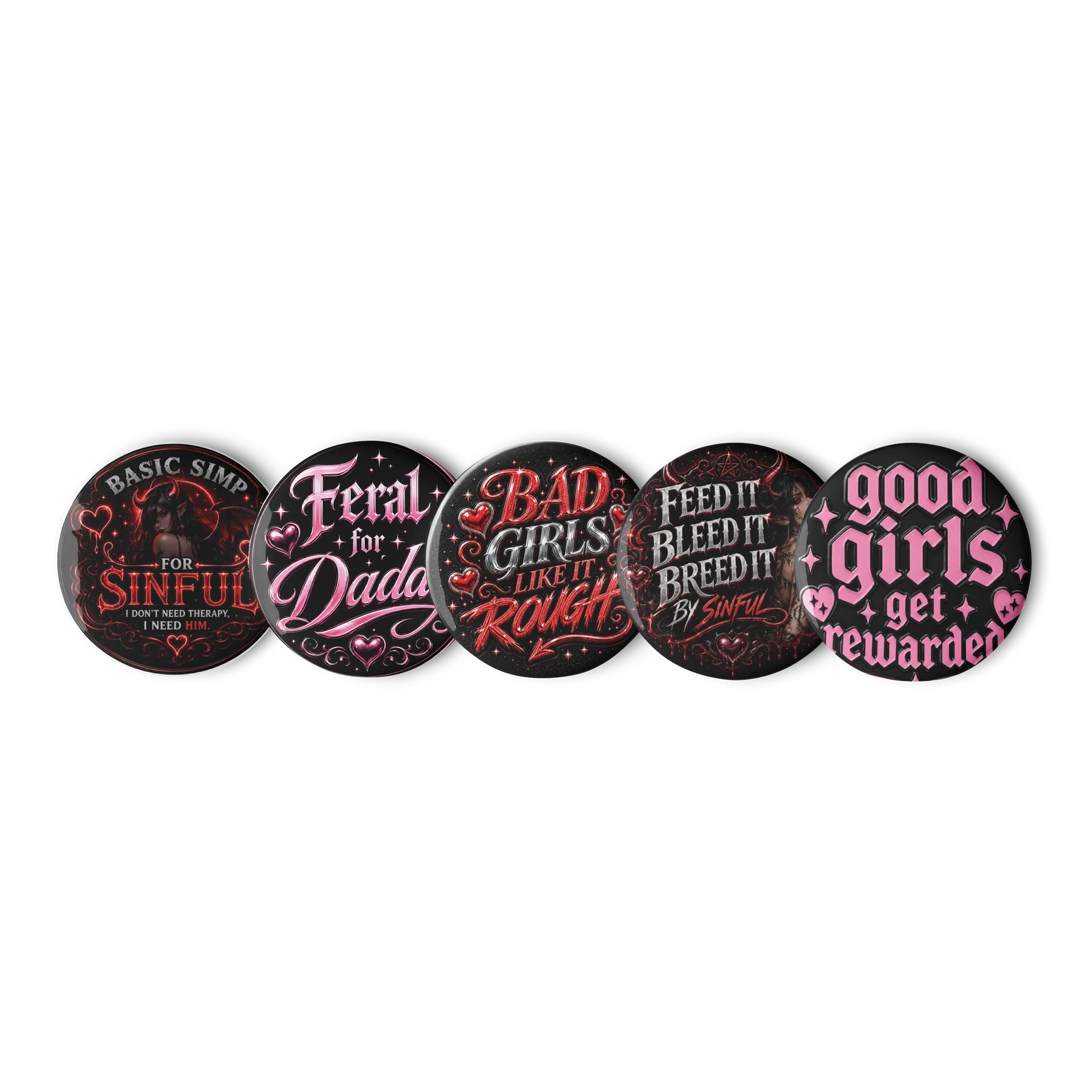 Basic Simp for Sinful Gothic Pin Set product image (1)