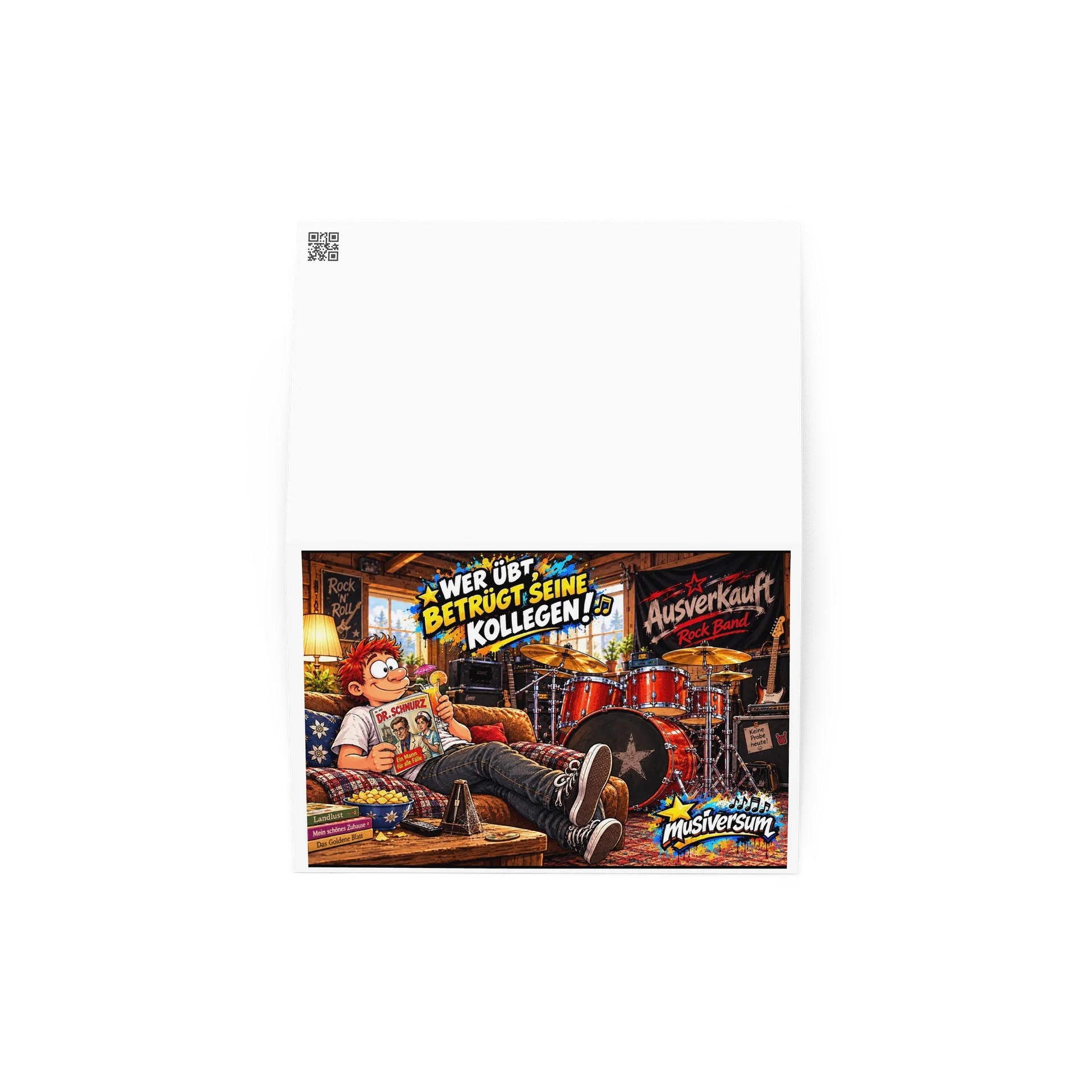 Postkarte - wer übt,... product image (2)