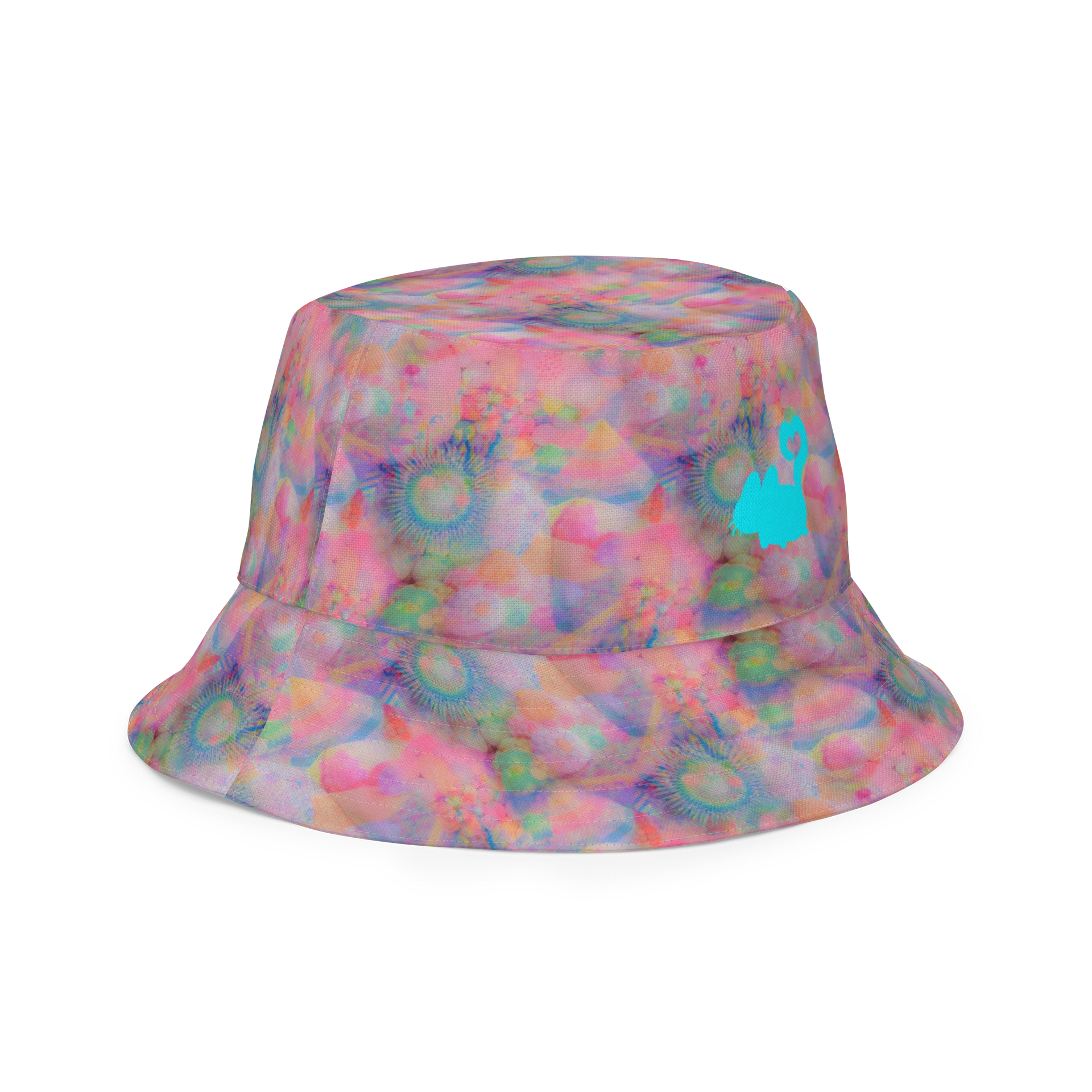 vangoggles.com reversible bucket hat (spacescape/acidrainbow) product image (4)