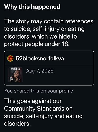 When we posted about our people being lyn****, the machine works extra hard to squash this story as being against community s...