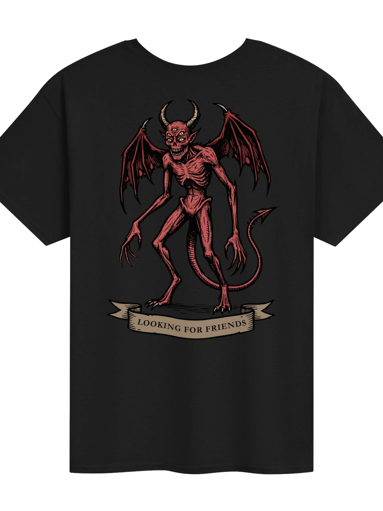 Looking For Friends - Back Print T-Shirt product image (1)