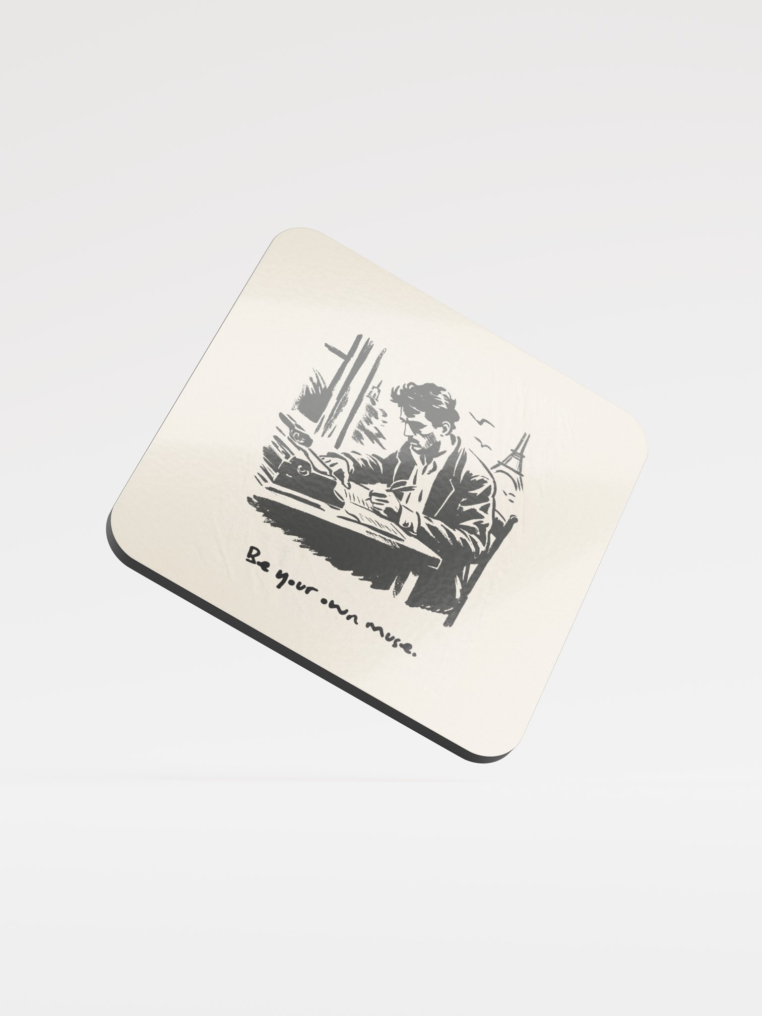 Be Your Own Muse Eiffel Tower Coaster product image (1)