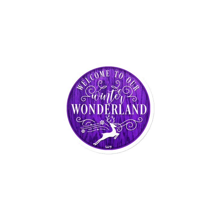 WELCOME TO OUR WINTER WONDERLAND product image (1)