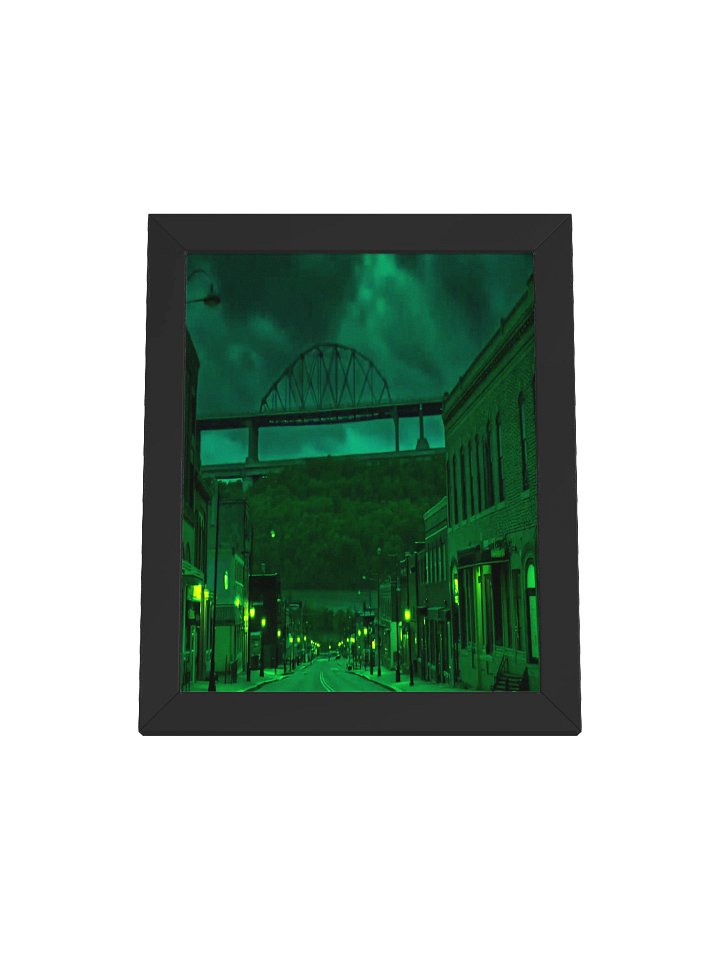 POINT PLEASANT-MOTHMAN- FRAMED PRINT product image (1)