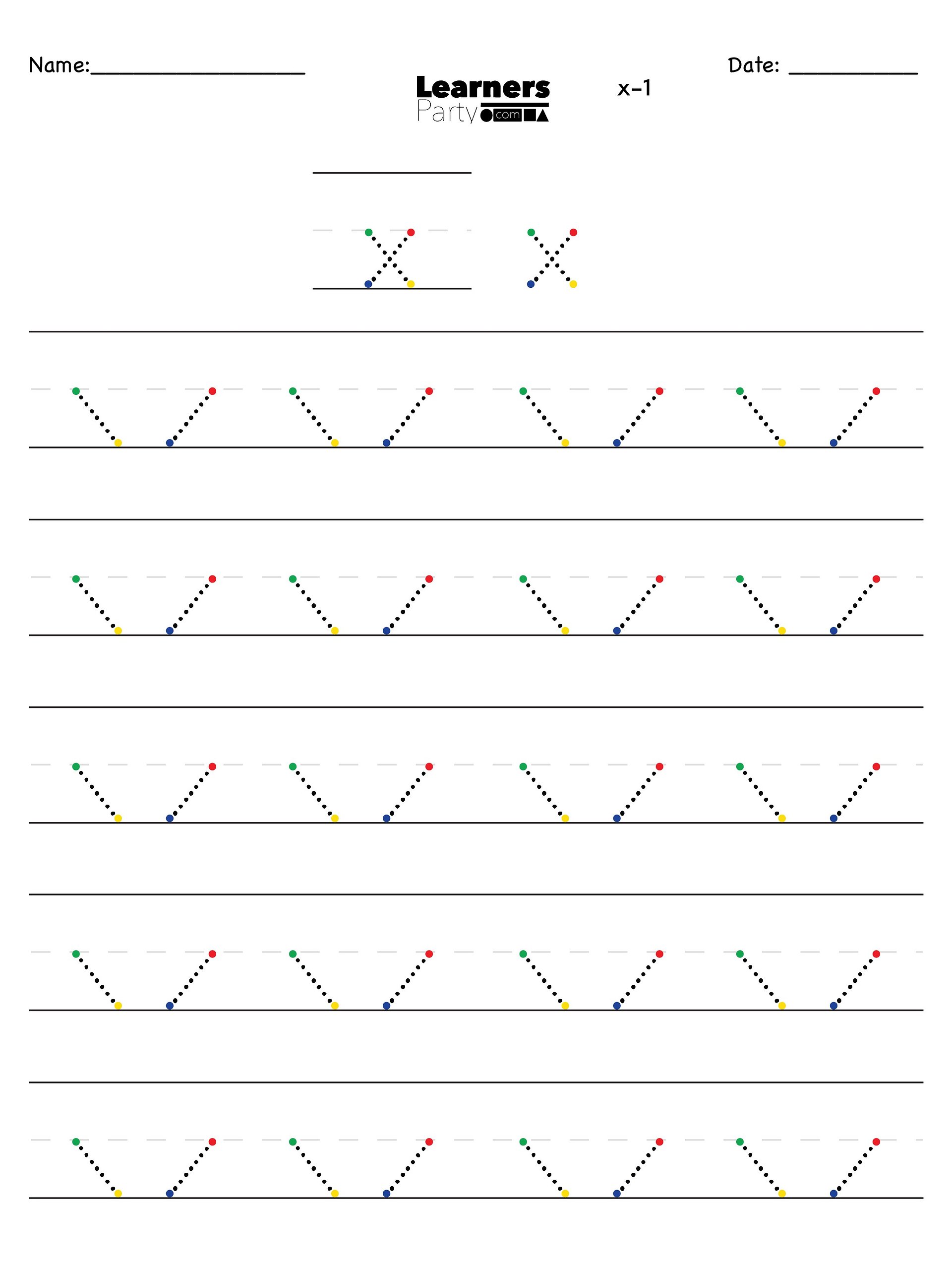 X/x - New Digital Product Progressive Letter Builder product image (1)