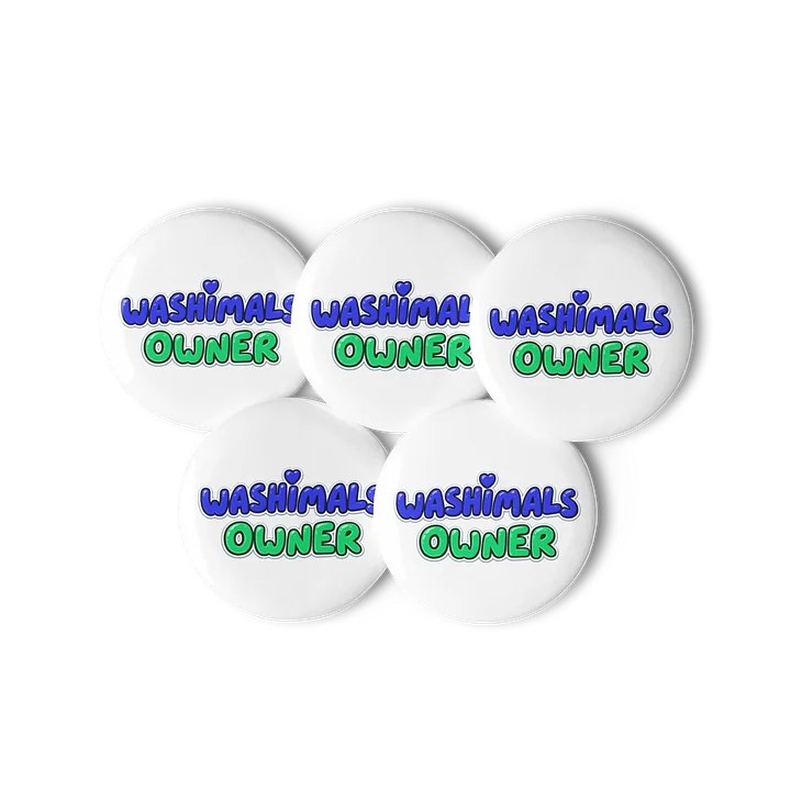 Washimals - Set of 5 Buttons product image (2)
