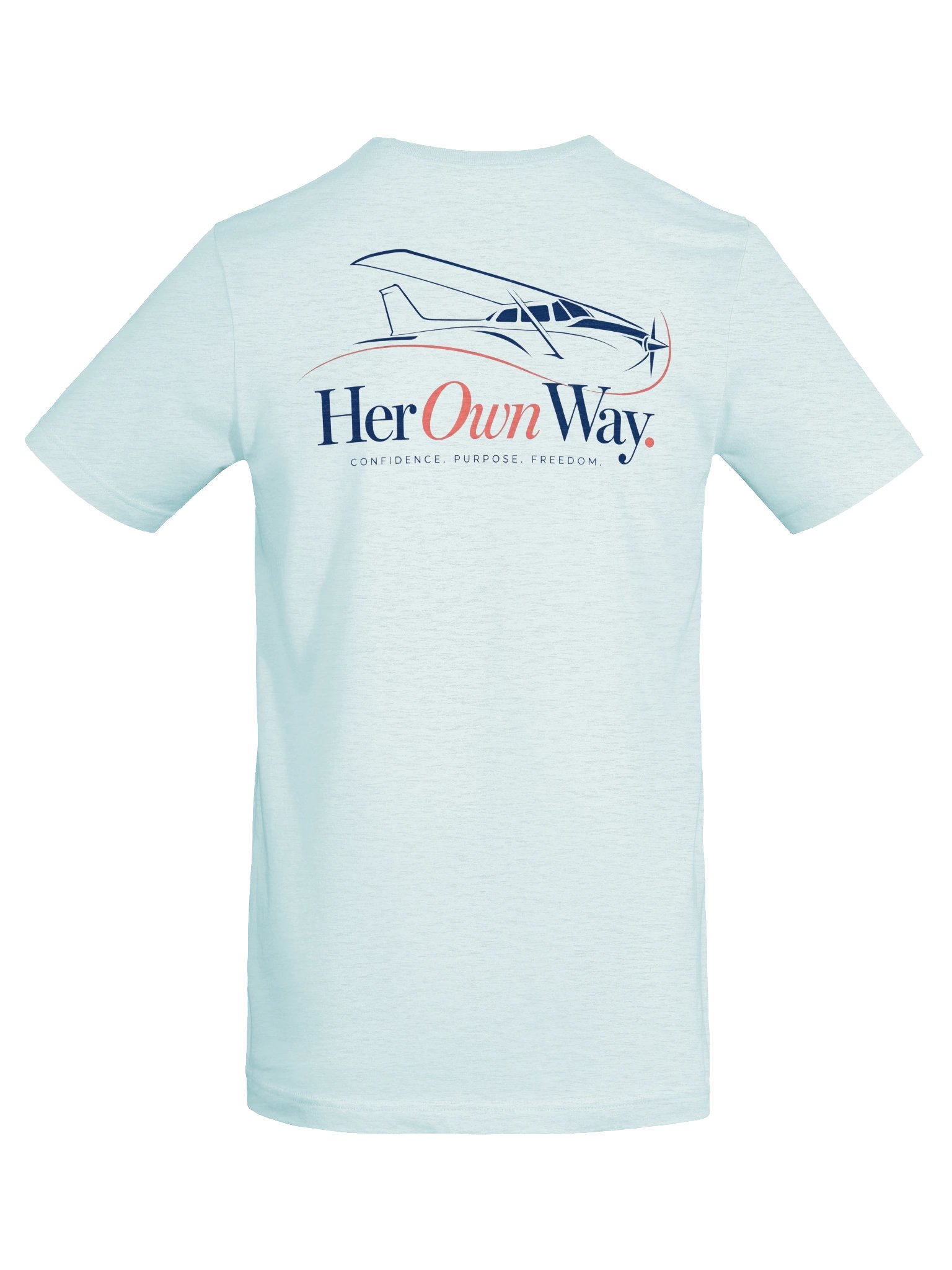 She Flies. Her Own Way. | Women's Aviation Tee product image (10)