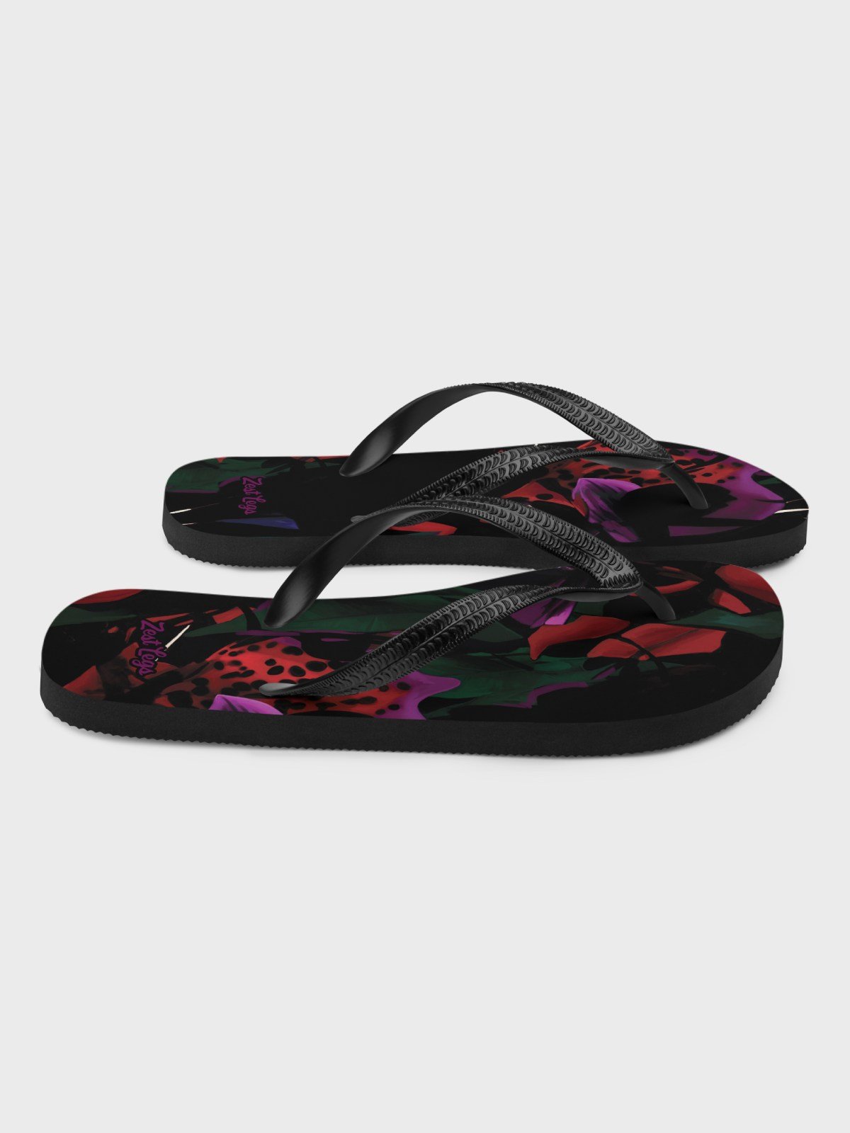Flip flops "Blosoom At Midnight" product image (4)