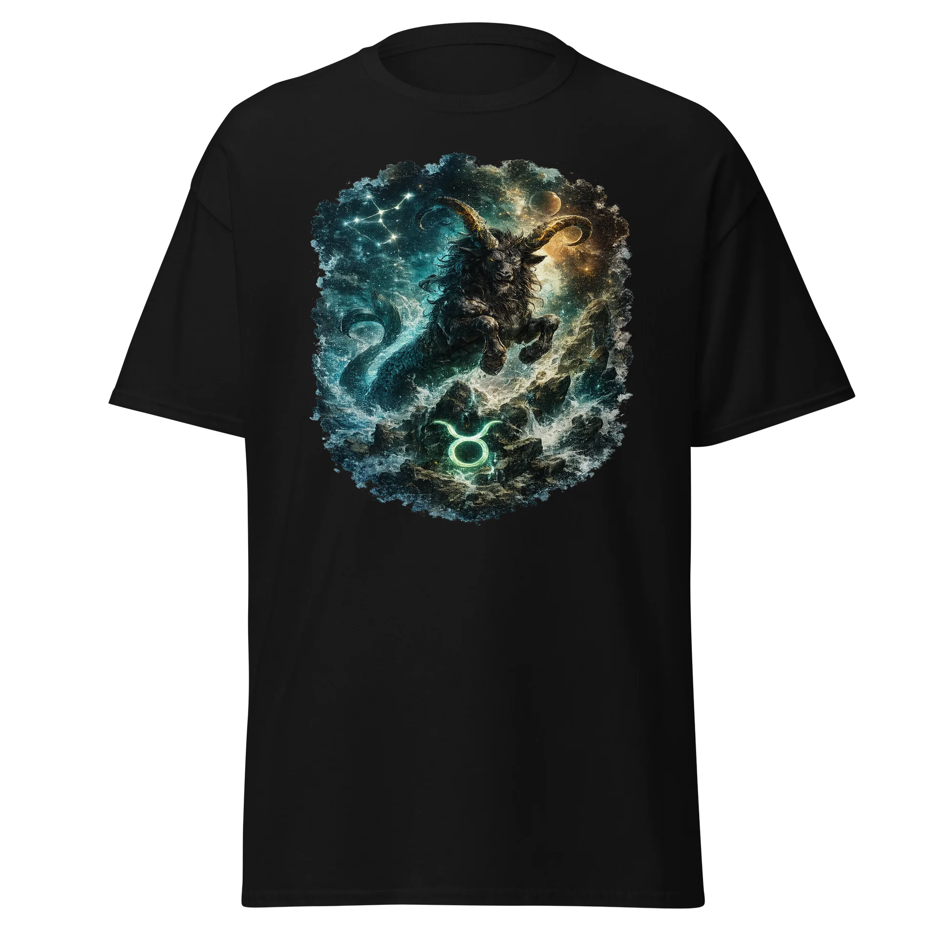 Realm of the Eternal Tides — Capricorn Zodiac Tee product image (1)