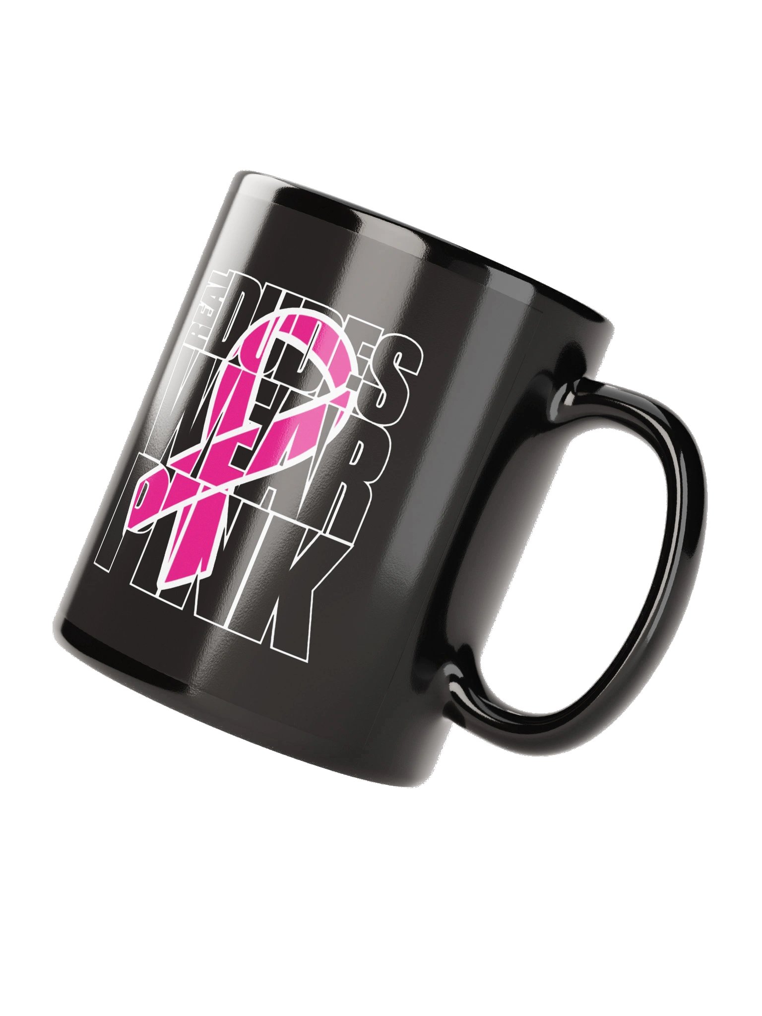 Real Dudes Wear Pink Beverage Mug - Dark Mode 😎 product image (4)