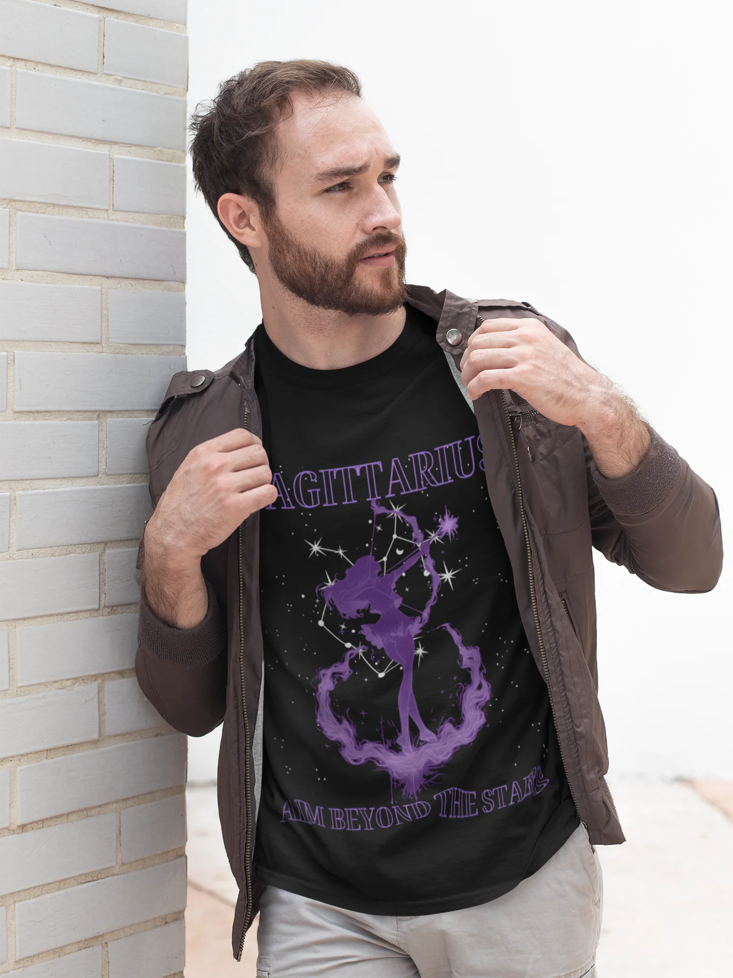 Aim Beyond The Stars Sagittarius Tee product image (6)