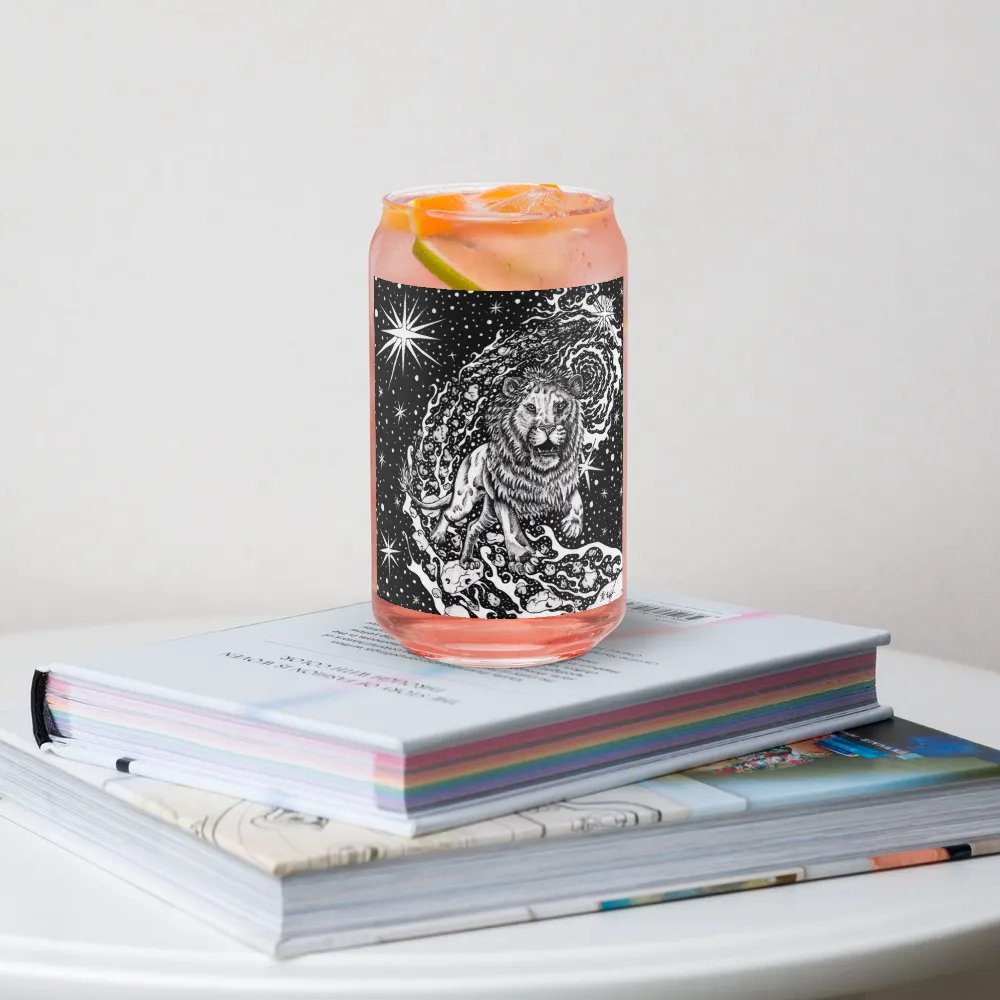 Leo Zodiac Can-Shaped Glass product image (6)