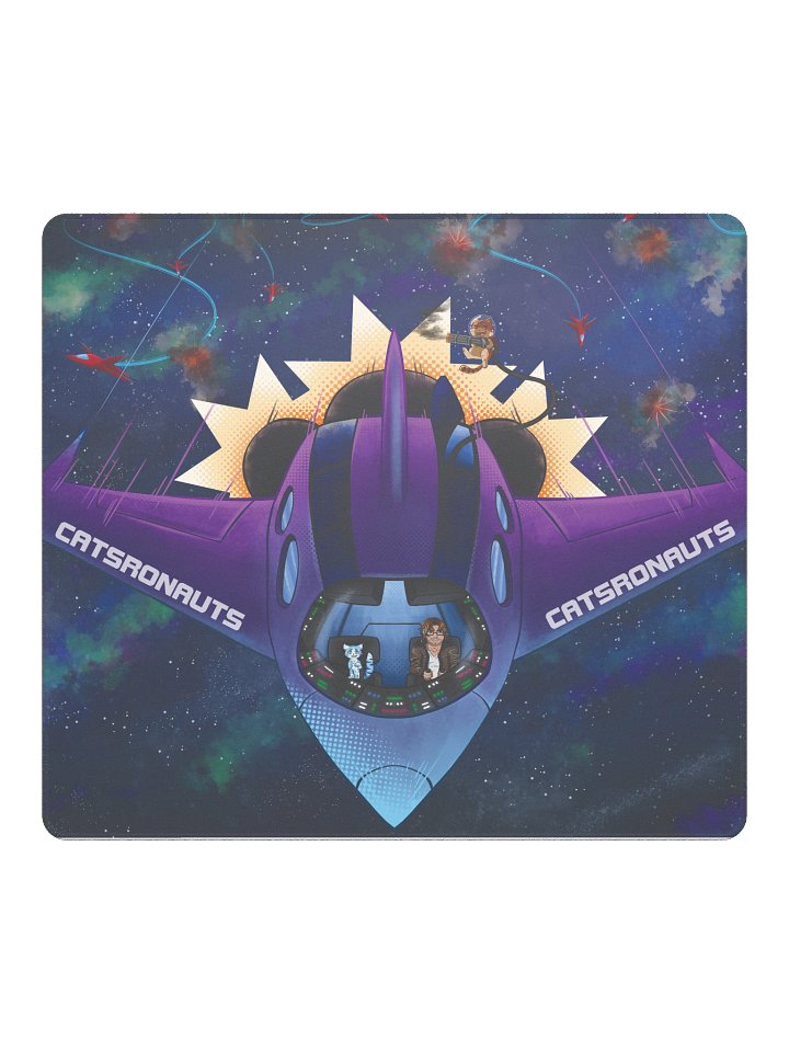 Catsronaut Officer Mouse Pad 🪐 product image (2)