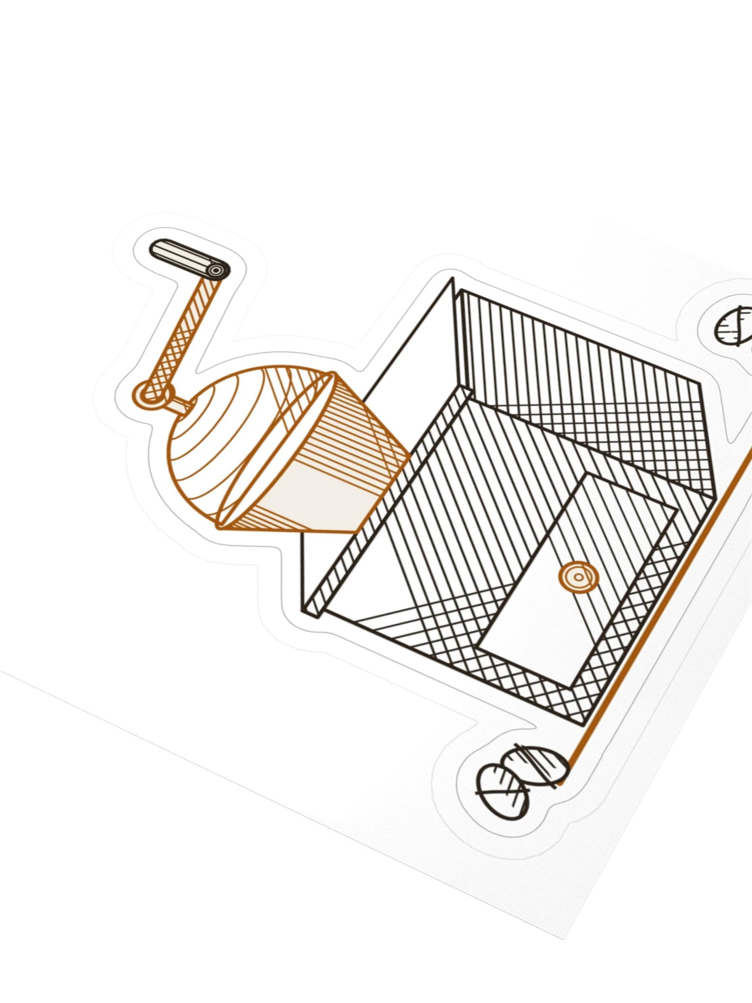Coffee mill sticker · MOTION product image (3)