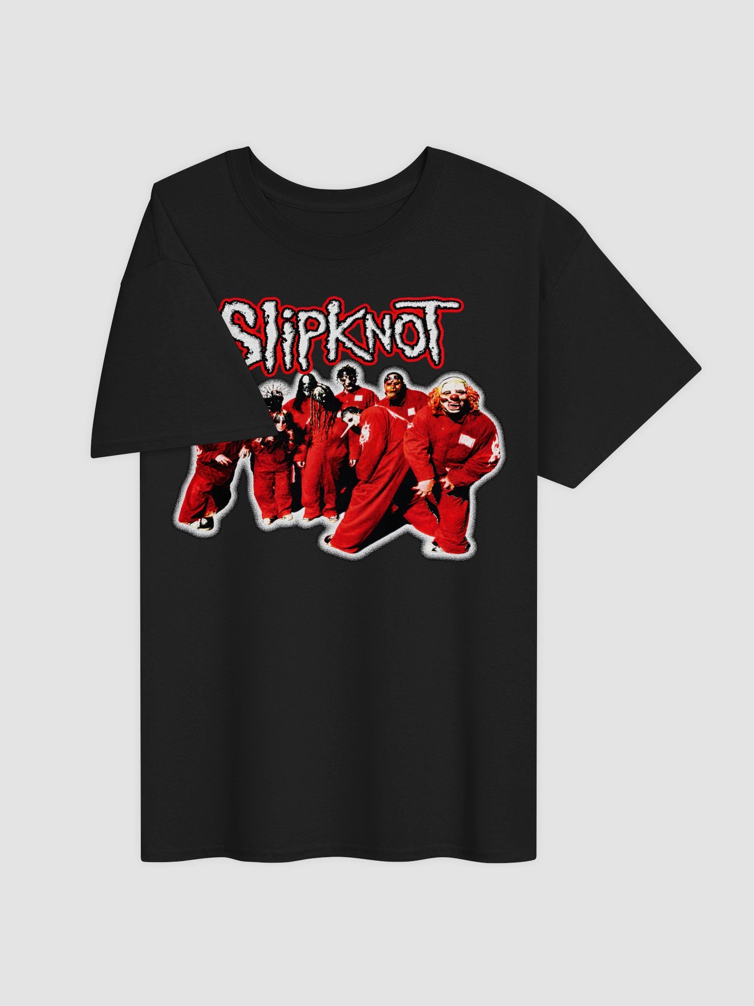 Vintage Slipknot 1999 Red Jumpsuit Tour Shirt - Nu Metal Graphic