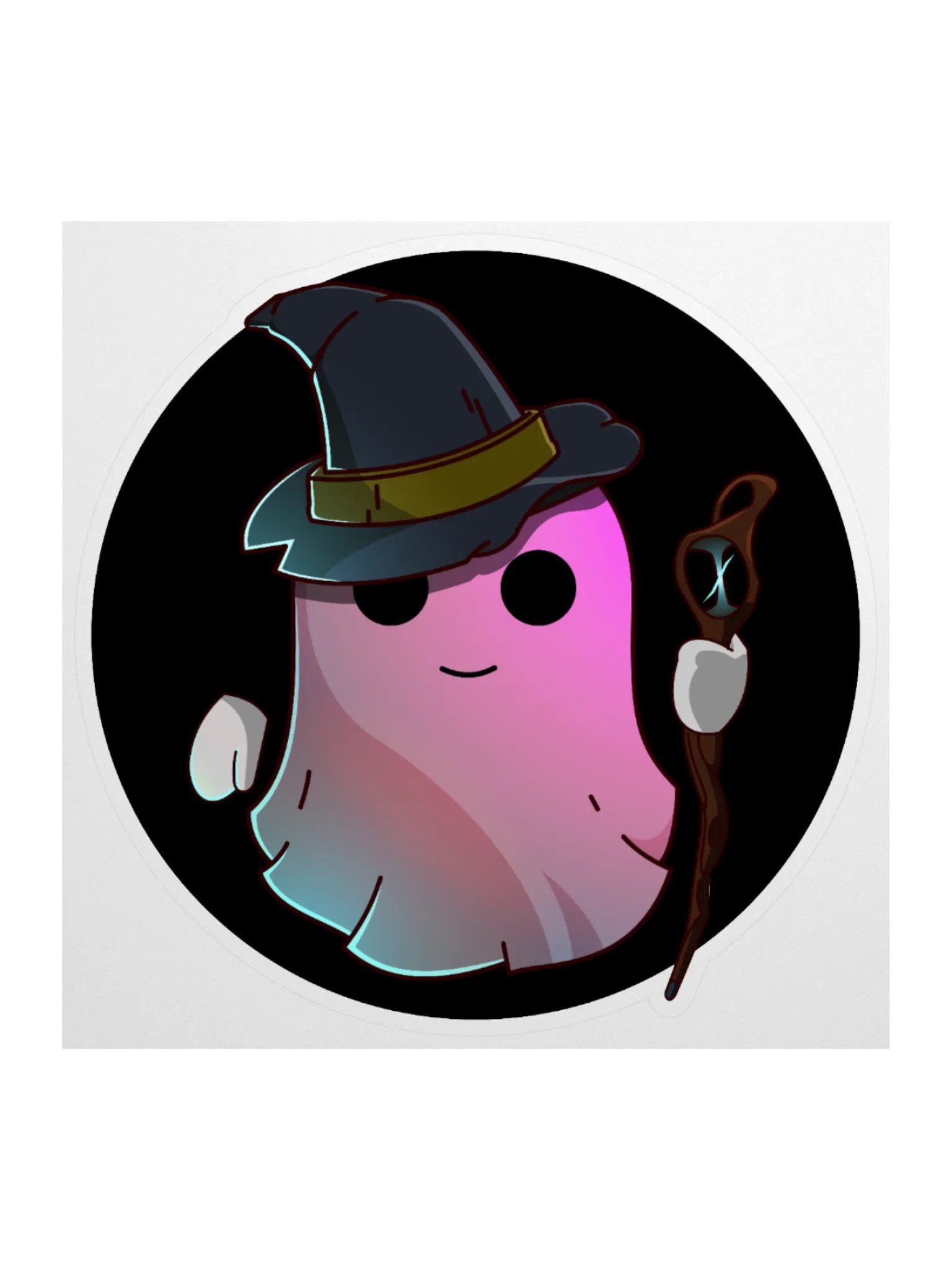 Magical ghost - Sticker product image (1)