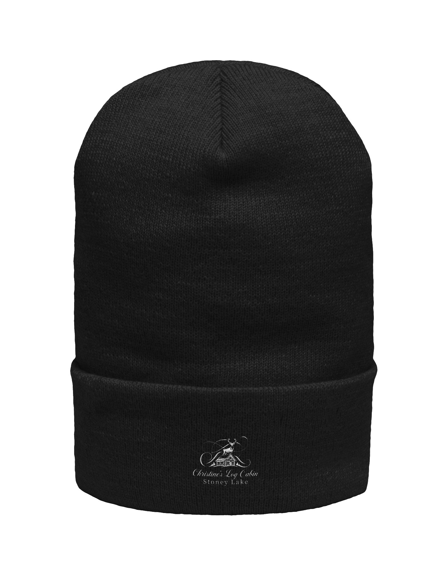 Christine's Log Cabin" Cuffed Winter Beanie product image (1)