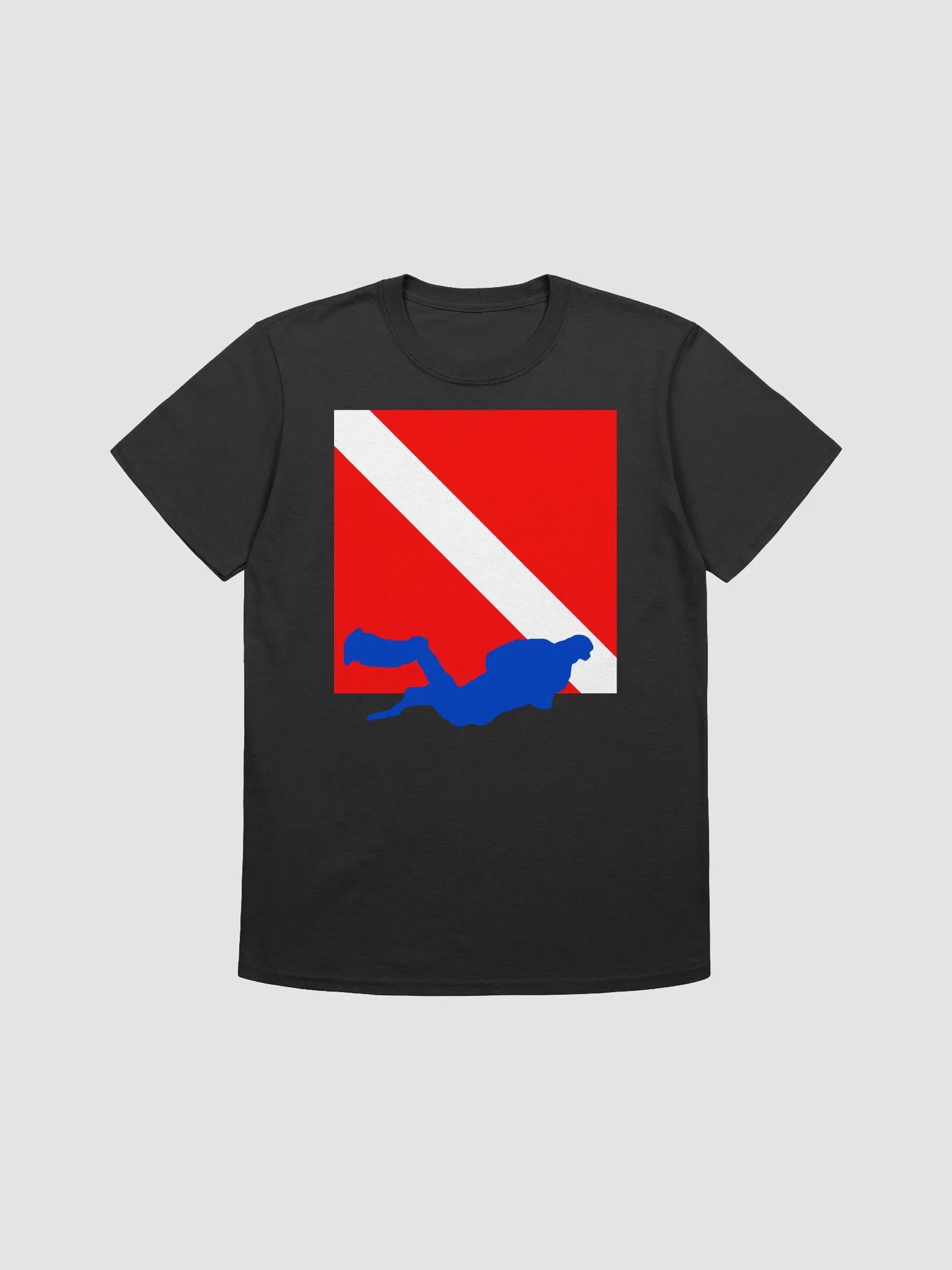 Diver Down Diver's Silhouette Unisex Tee product image (1)