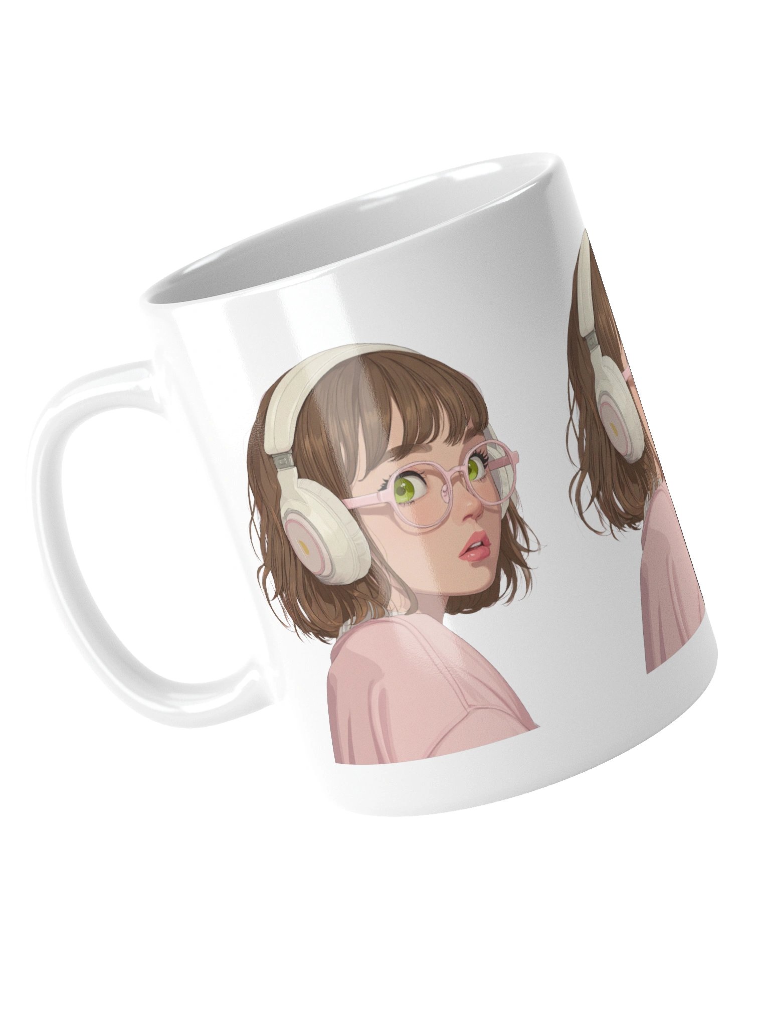 Triple Portrait Glossy Mug product image (13)