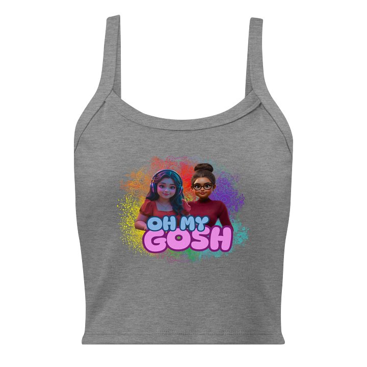 "Oh My Gosh" Women's Micro-Rib Tank Top product image (1)