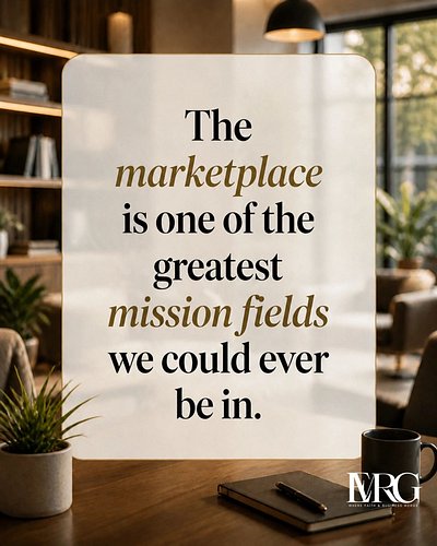 The boardroom, the coffee shop, the construction site: these aren't just workplaces. They are the greatest mission fields of ...