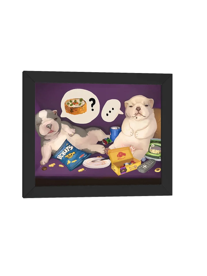 Snacks framed poster product image (1)