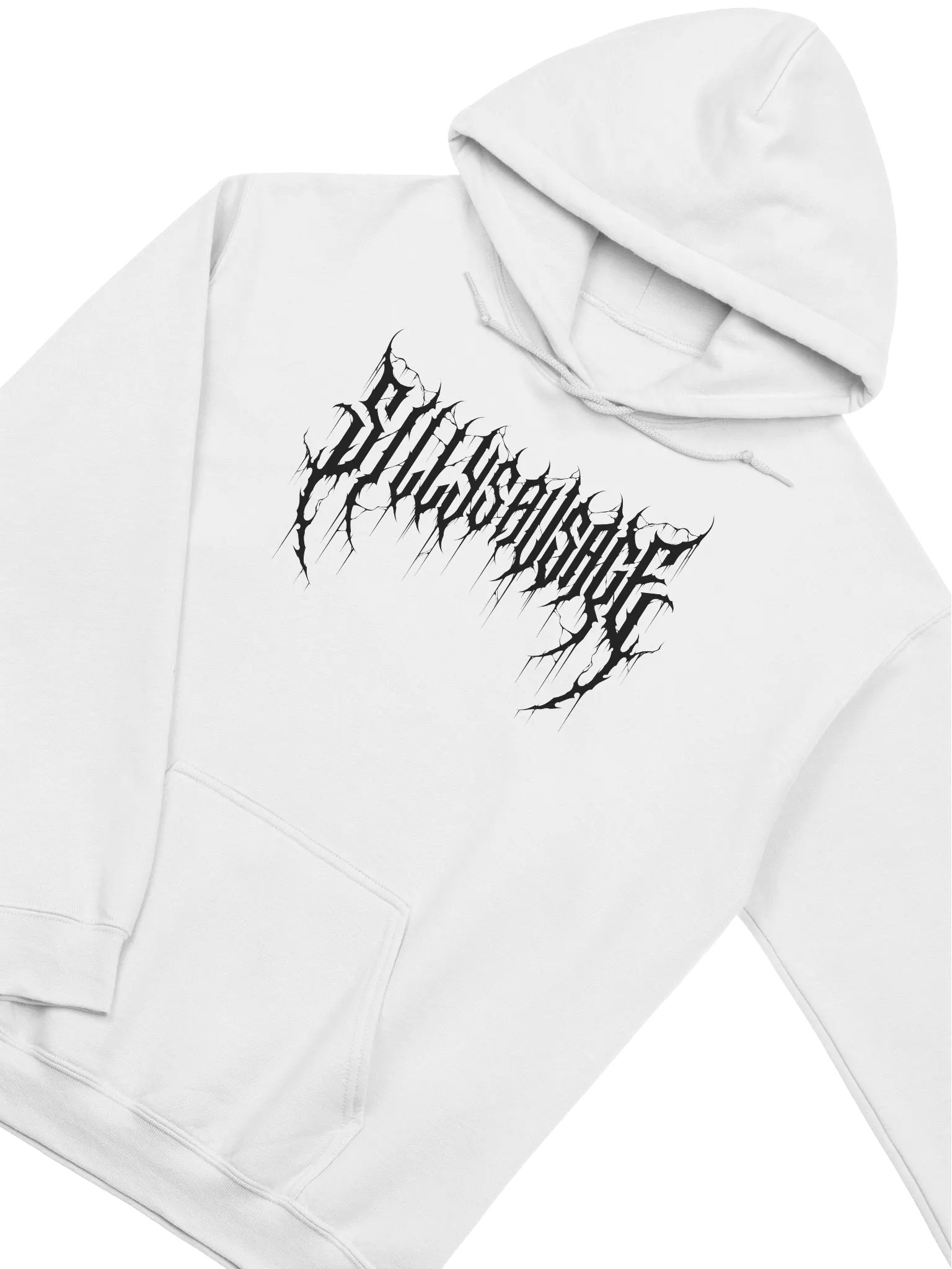Sillysau5age Deathmetal Hoodie (Black) product image (3)